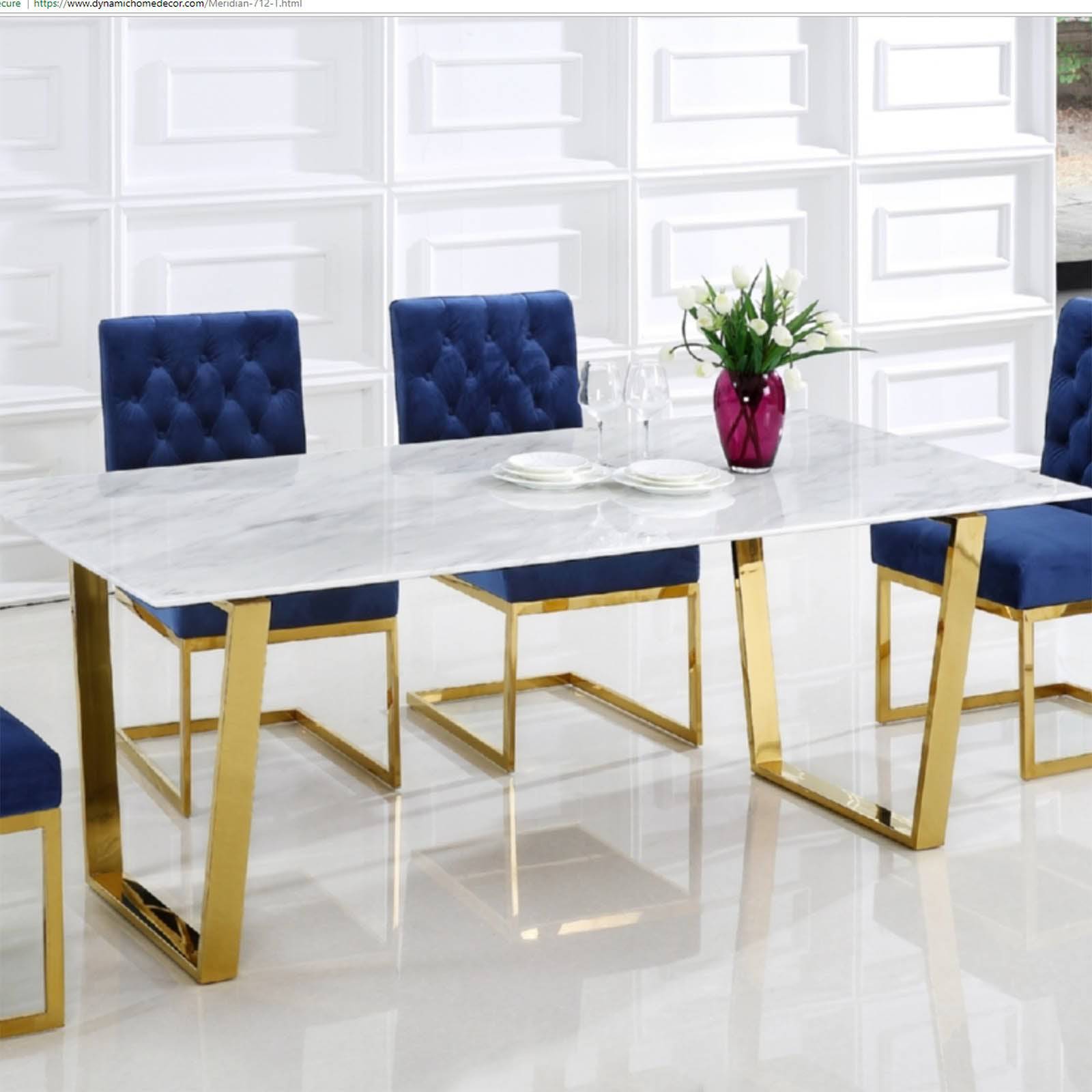 Messina Dining Table  Tg-152 -  Dining Tables - ebarza Furniture UAE | Shop Modern Furniture in Abu Dhabi & Dubai - مفروشات ايبازرا في الامارات | تسوق اثاث عصري وديكورات مميزة في دبي وابوظبي