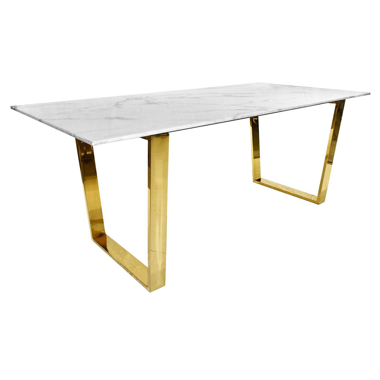 Messina Dining Table  Tg-152 -  Dining Tables - ebarza Furniture UAE | Shop Modern Furniture in Abu Dhabi & Dubai - مفروشات ايبازرا في الامارات | تسوق اثاث عصري وديكورات مميزة في دبي وابوظبي