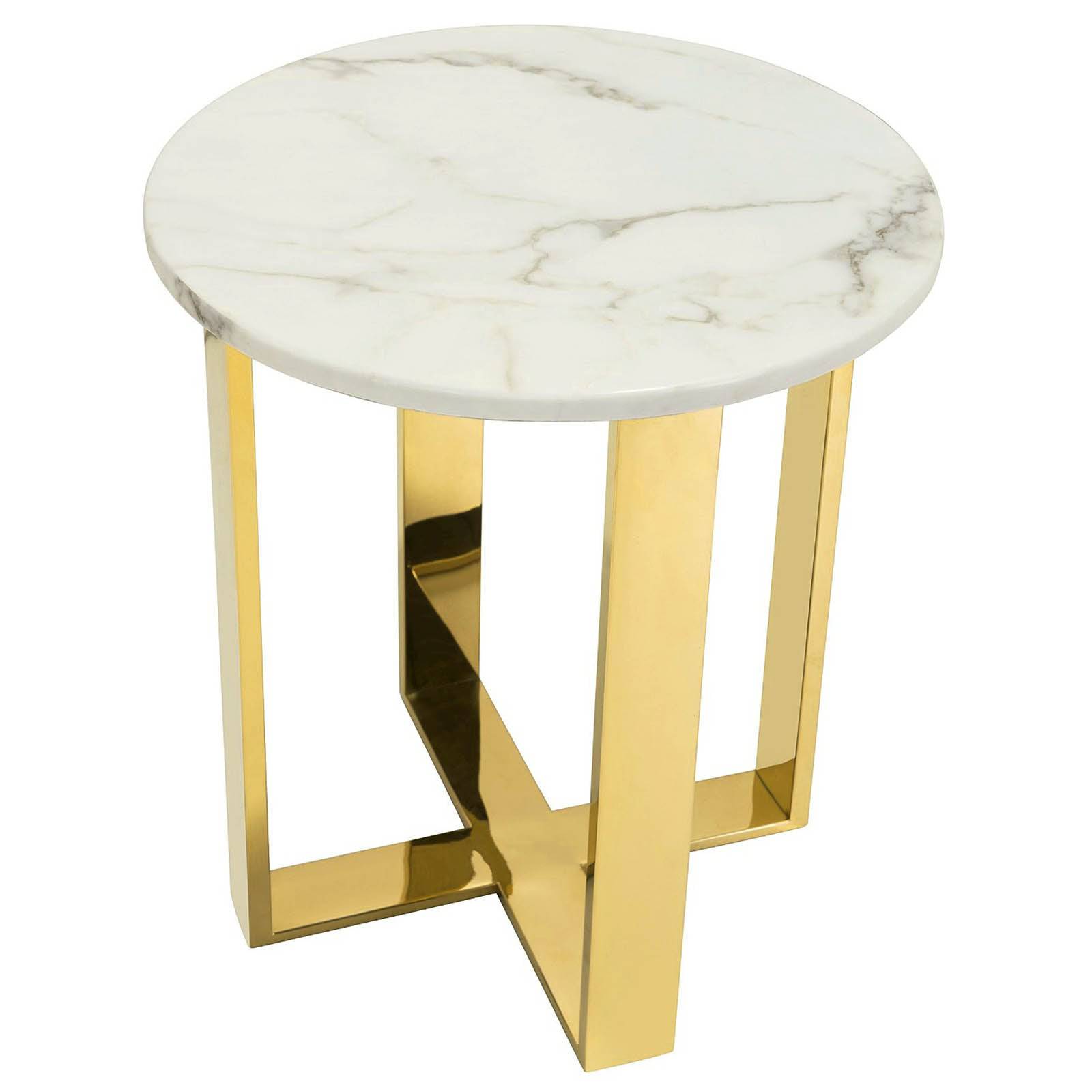 Messina Side Table  Tg-35 -  Side Tables - ebarza Furniture UAE | Shop Modern Furniture in Abu Dhabi & Dubai - مفروشات ايبازرا في الامارات | تسوق اثاث عصري وديكورات مميزة في دبي وابوظبي