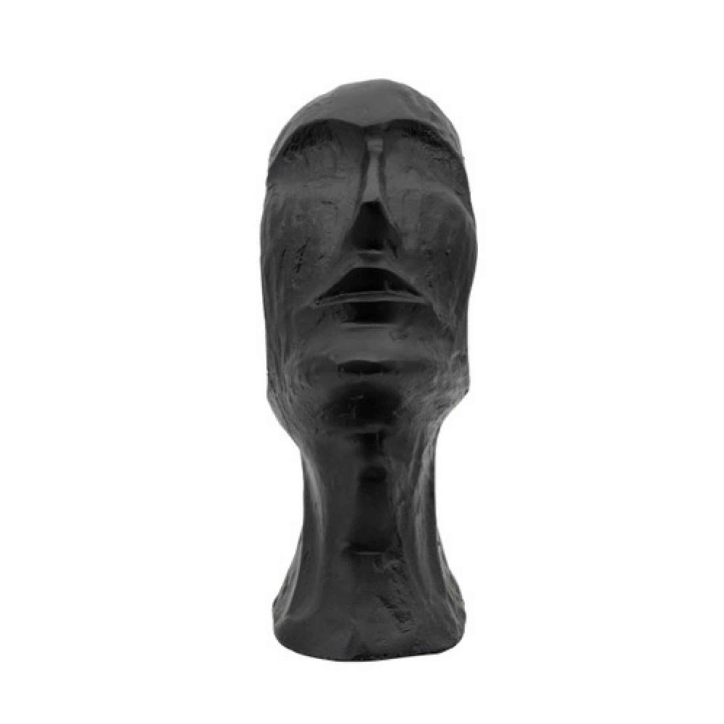 Metal Face Décor - Black  15657-01 -  Home Decor Figurines | ديكور وجه معدني - أسود - ebarza Furniture UAE | Shop Modern Furniture in Abu Dhabi & Dubai - مفروشات ايبازرا في الامارات | تسوق اثاث عصري وديكورات مميزة في دبي وابوظبي