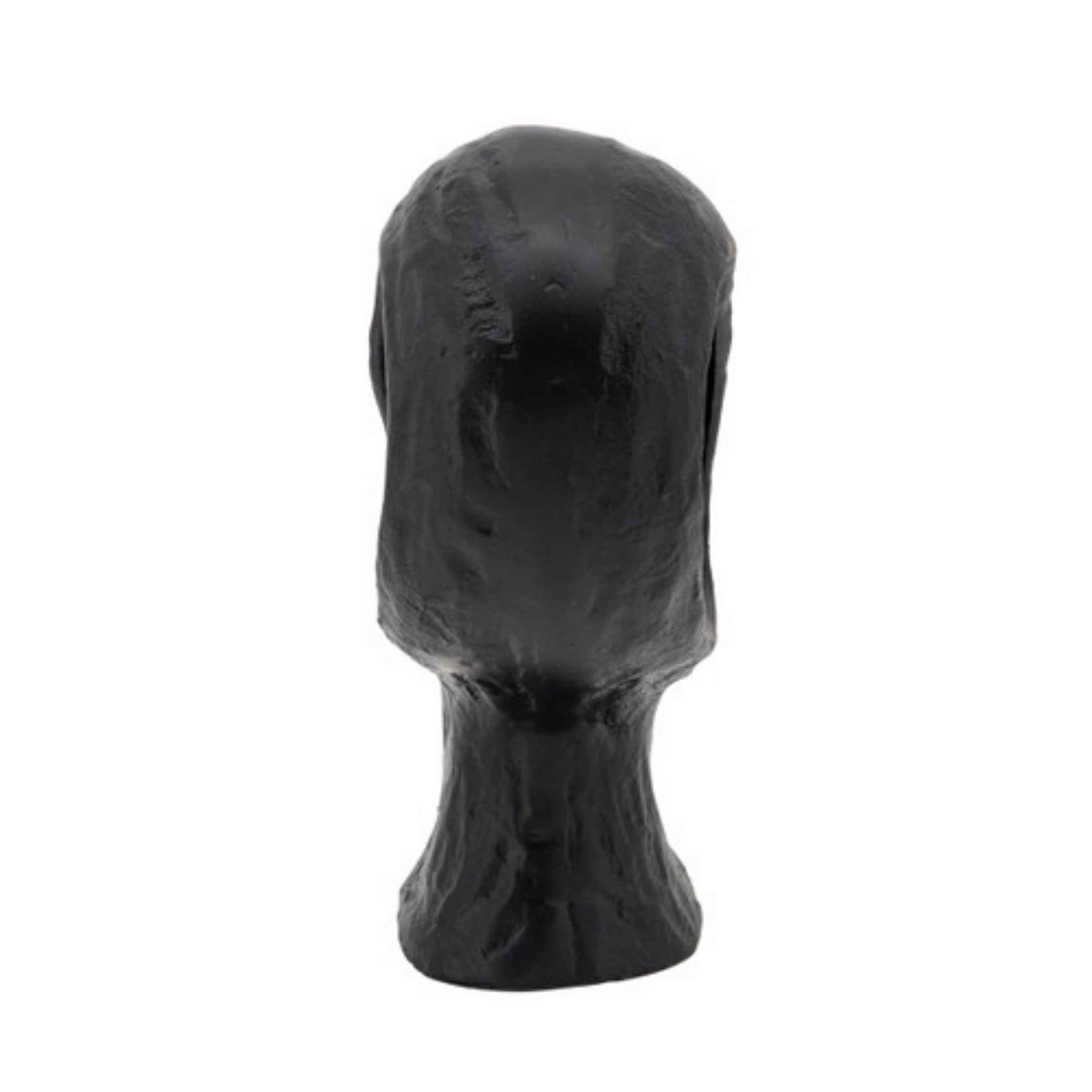 Metal Face Décor - Black  15657-01 -  Home Decor Figurines | ديكور وجه معدني - أسود - ebarza Furniture UAE | Shop Modern Furniture in Abu Dhabi & Dubai - مفروشات ايبازرا في الامارات | تسوق اثاث عصري وديكورات مميزة في دبي وابوظبي