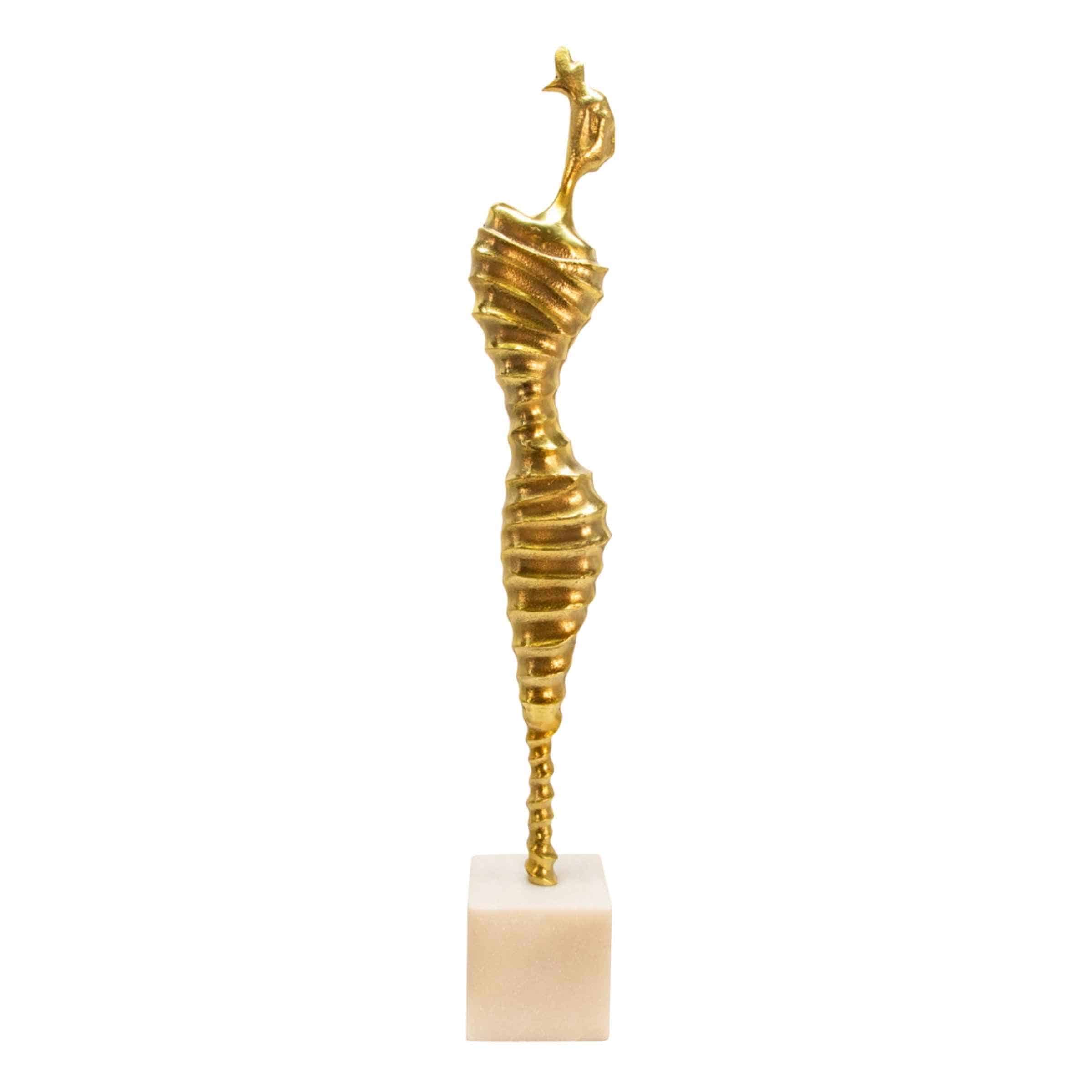 Metal Modern Female Mummy Decor 68 Cm - Gold 15575-01 -  Home Decor Figurines | معدن ديكور مومياء نسائي عصري 68 سم - ذهبي - ebarza Furniture UAE | Shop Modern Furniture in Abu Dhabi & Dubai - مفروشات ايبازرا في الامارات | تسوق اثاث عصري وديكورات مميزة في دبي وابوظبي