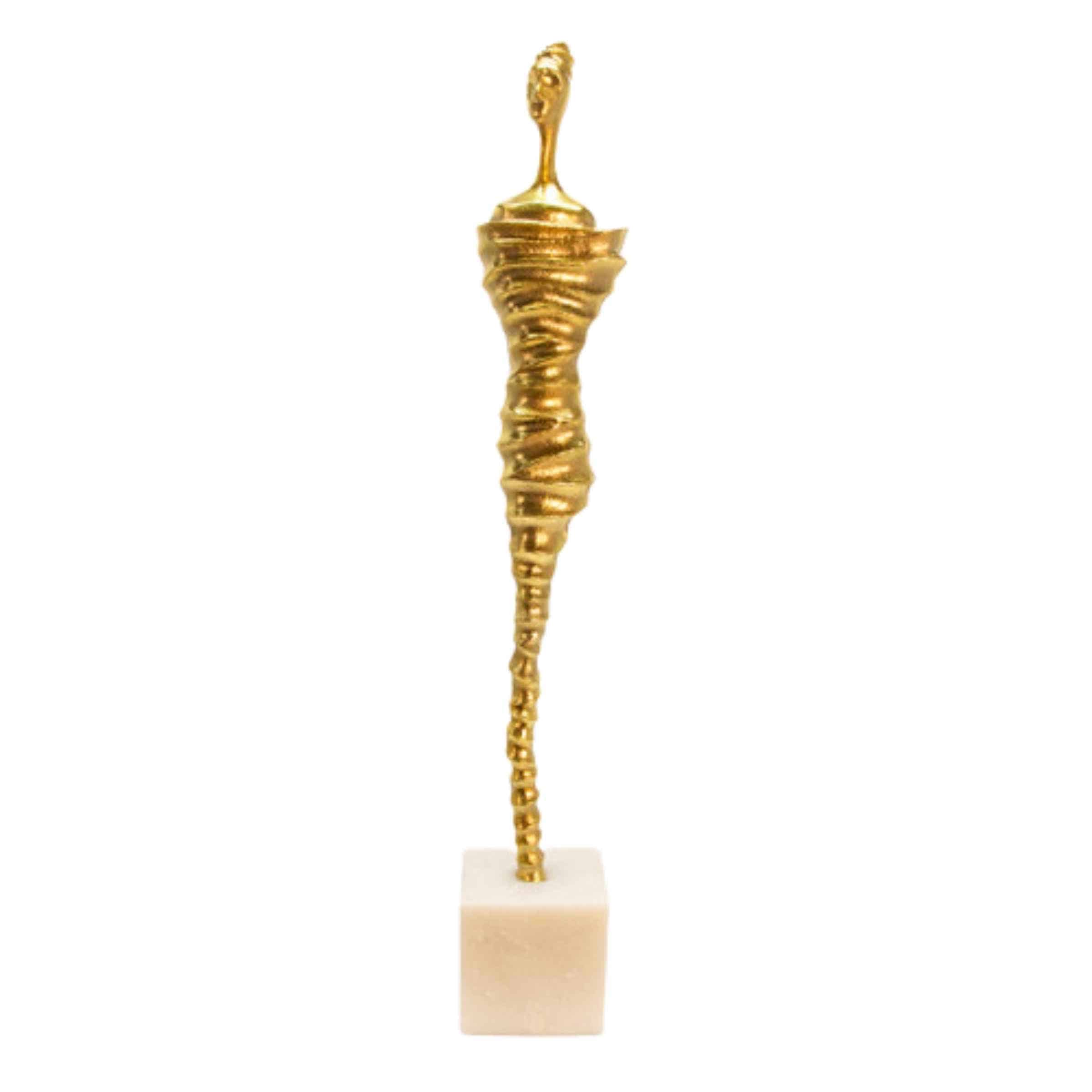 Metal Modern Male Mummy Décor 68  Cm - Gold 15575-02 -  Home Decor Figurines | ديكور مومياء معدنية عصرية للرجال 68 سم - ذهبي - ebarza Furniture UAE | Shop Modern Furniture in Abu Dhabi & Dubai - مفروشات ايبازرا في الامارات | تسوق اثاث عصري وديكورات مميزة في دبي وابوظبي