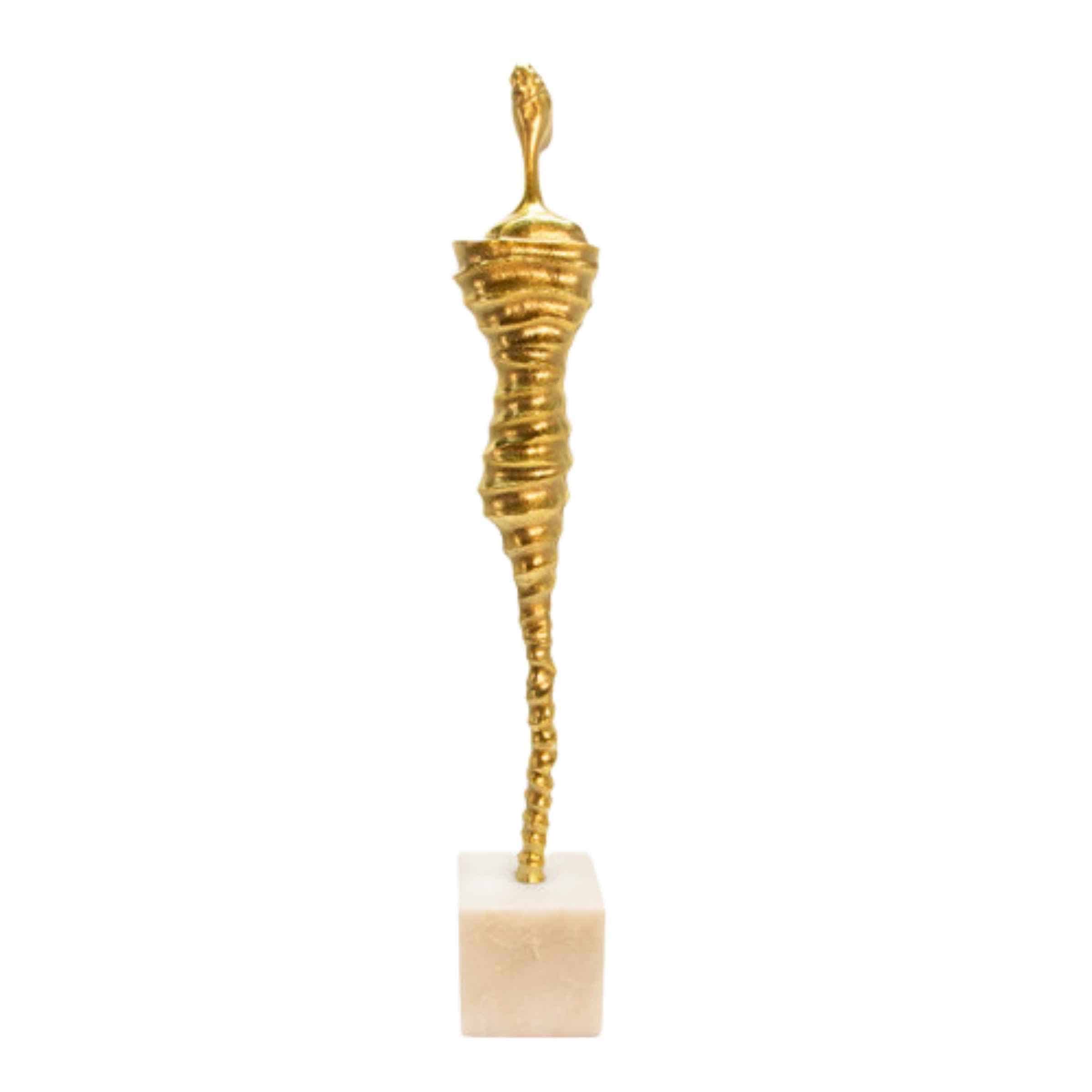 Metal Modern Male Mummy Décor 68  Cm - Gold 15575-02 -  Home Decor Figurines | ديكور مومياء معدنية عصرية للرجال 68 سم - ذهبي - ebarza Furniture UAE | Shop Modern Furniture in Abu Dhabi & Dubai - مفروشات ايبازرا في الامارات | تسوق اثاث عصري وديكورات مميزة في دبي وابوظبي