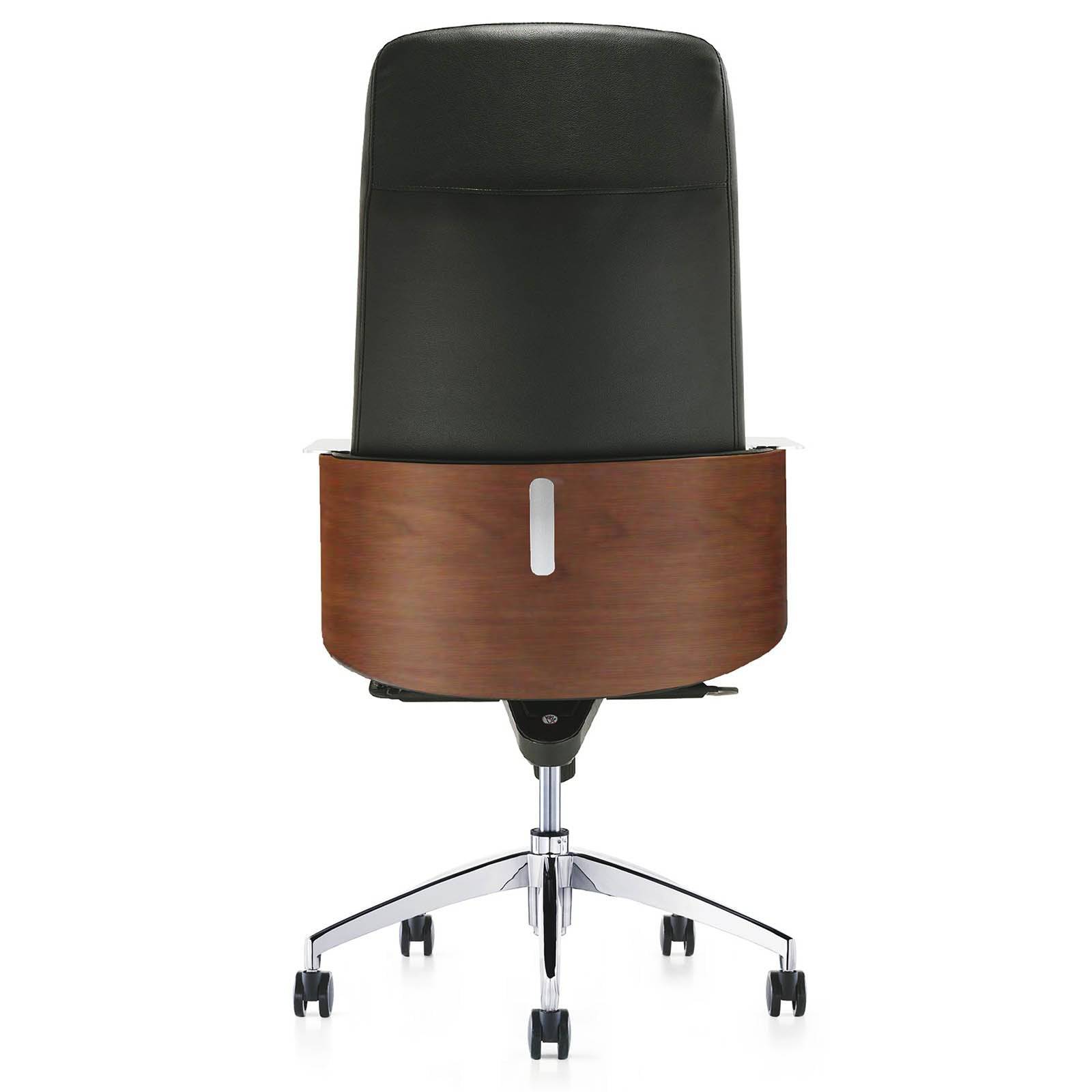 Modern Manager Office Chair Genuine Leather 90622 -  Office Chairs - ebarza Furniture UAE | Shop Modern Furniture in Abu Dhabi & Dubai - مفروشات ايبازرا في الامارات | تسوق اثاث عصري وديكورات مميزة في دبي وابوظبي