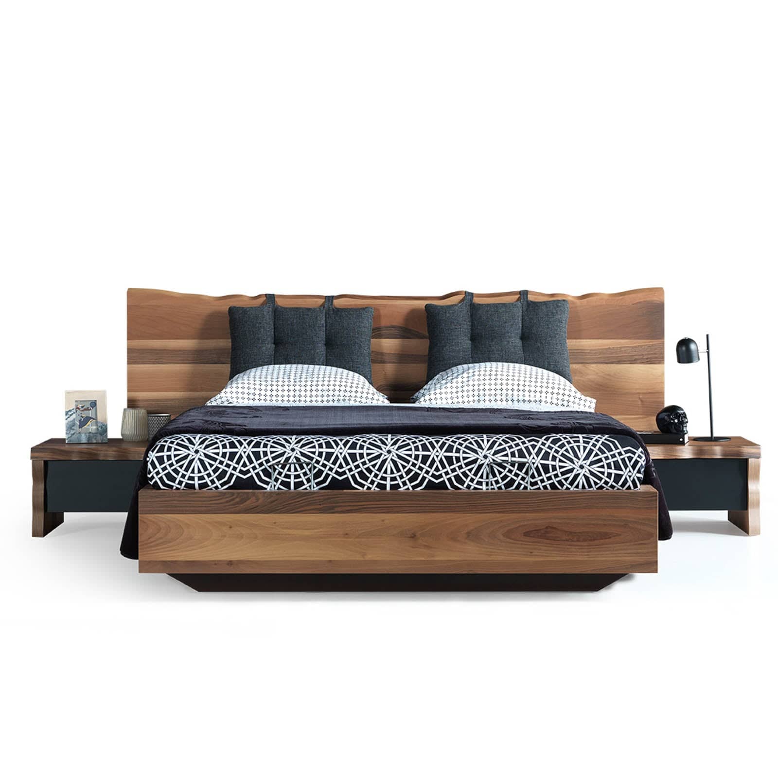 Monaco Bedstead With Storage Under Nat001-Bed -  Bedsteads - ebarza Furniture UAE | Shop Modern Furniture in Abu Dhabi & Dubai - مفروشات ايبازرا في الامارات | تسوق اثاث عصري وديكورات مميزة في دبي وابوظبي