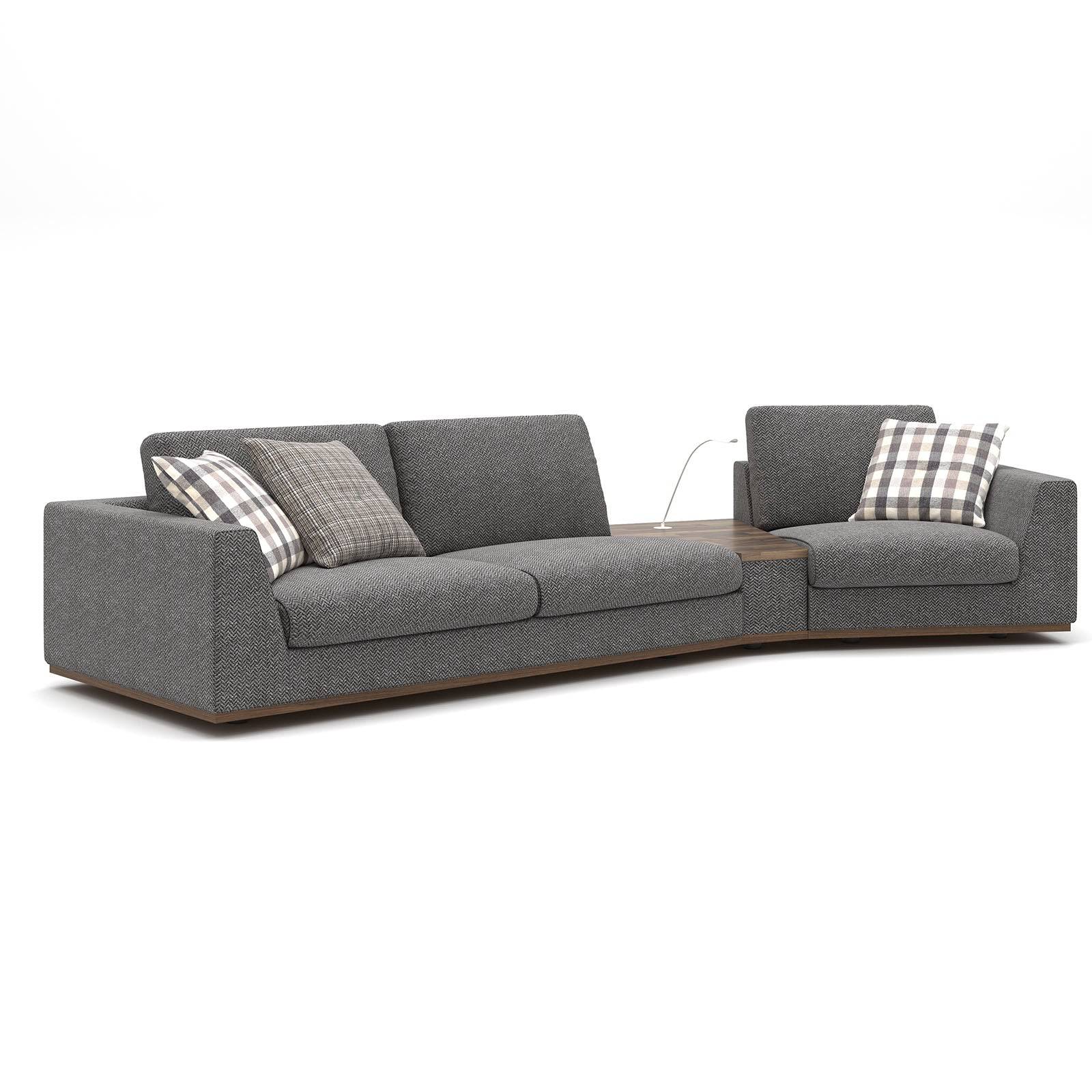 Mono Sofa Set Mono001 -  Sofas - ebarza Furniture UAE | Shop Modern Furniture in Abu Dhabi & Dubai - مفروشات ايبازرا في الامارات | تسوق اثاث عصري وديكورات مميزة في دبي وابوظبي