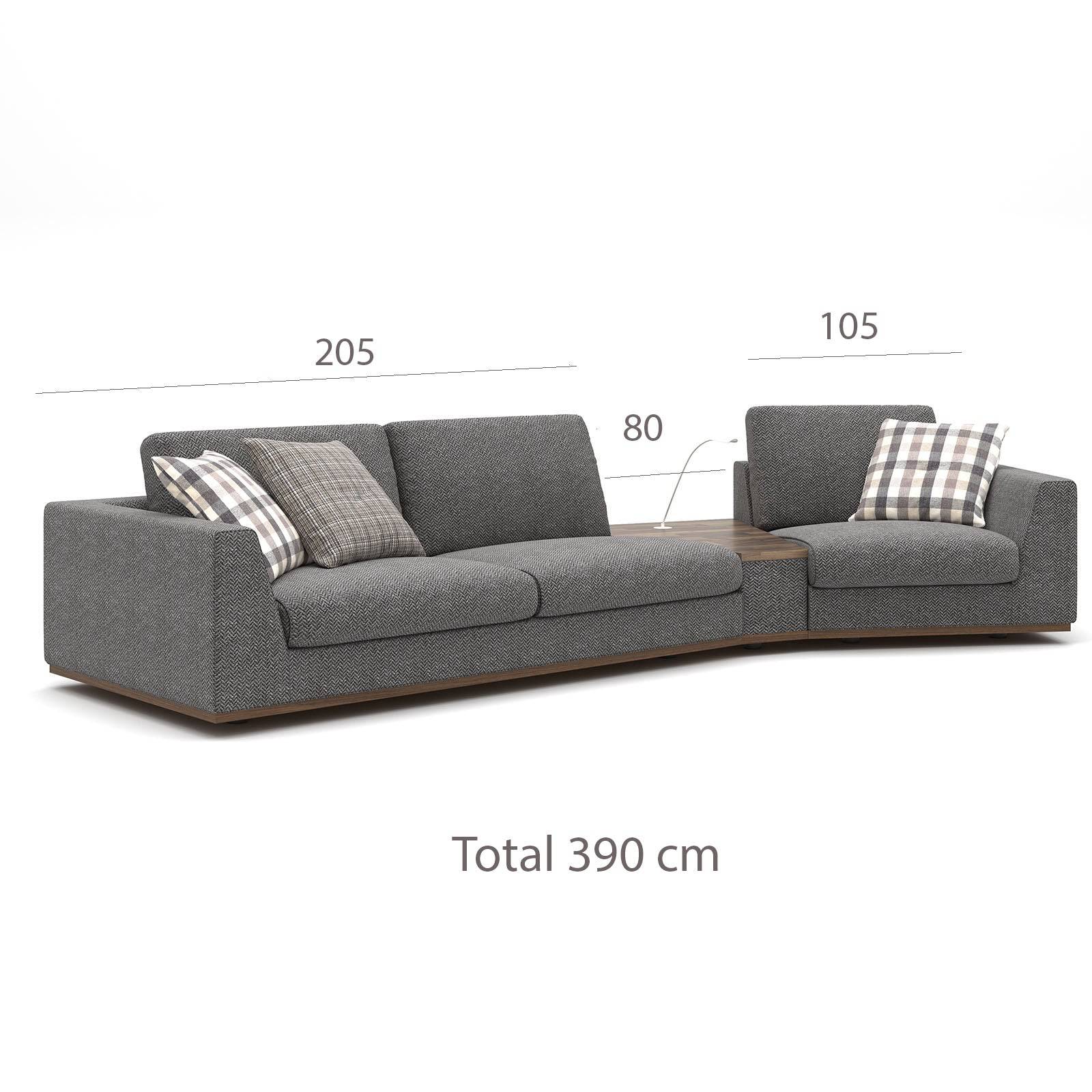 Mono Sofa Set Mono001 -  Sofas - ebarza Furniture UAE | Shop Modern Furniture in Abu Dhabi & Dubai - مفروشات ايبازرا في الامارات | تسوق اثاث عصري وديكورات مميزة في دبي وابوظبي