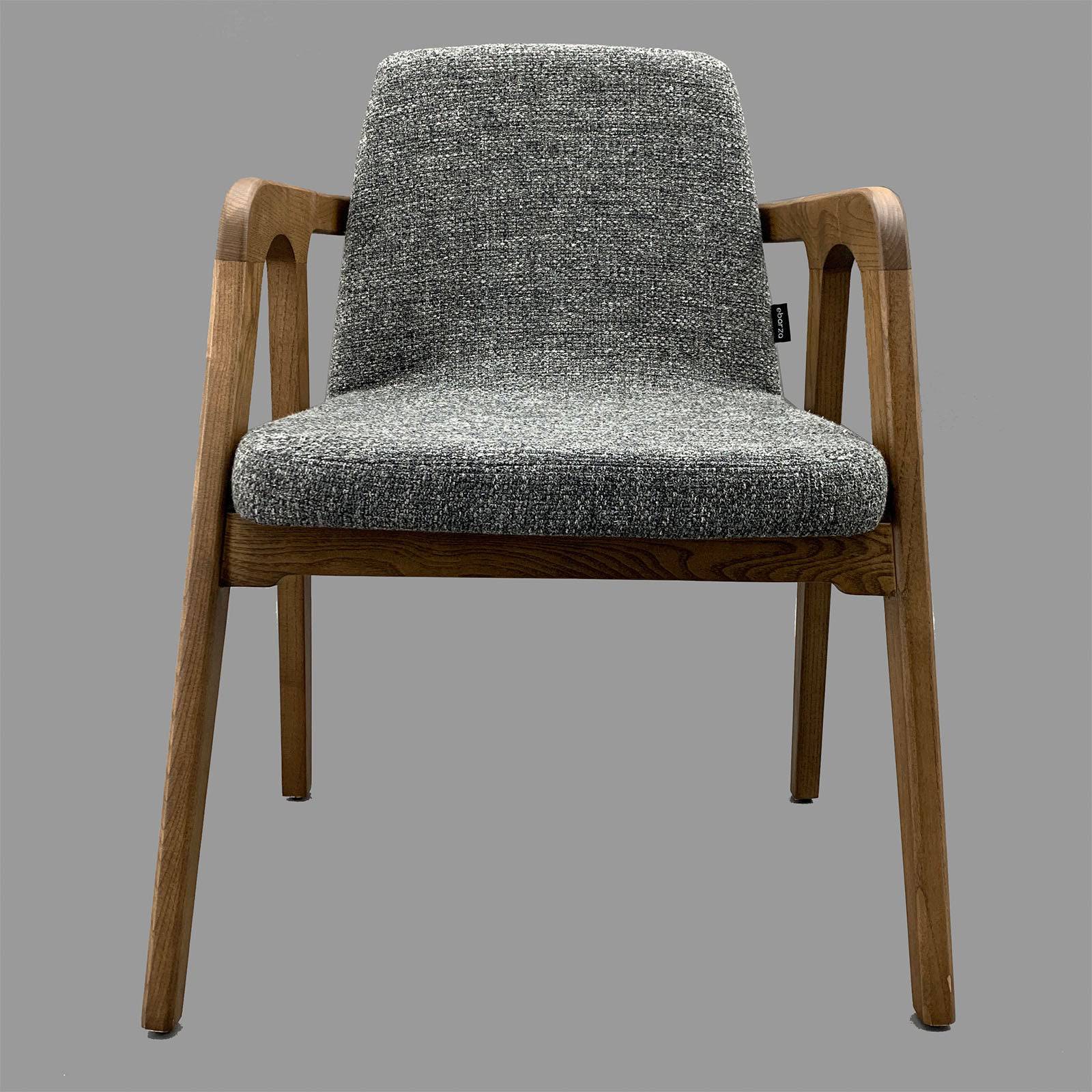 Natura  Solid Ash Wood Chair Cosmic48-Grey-Naturach -  Chairs - ebarza Furniture UAE | Shop Modern Furniture in Abu Dhabi & Dubai - مفروشات ايبازرا في الامارات | تسوق اثاث عصري وديكورات مميزة في دبي وابوظبي