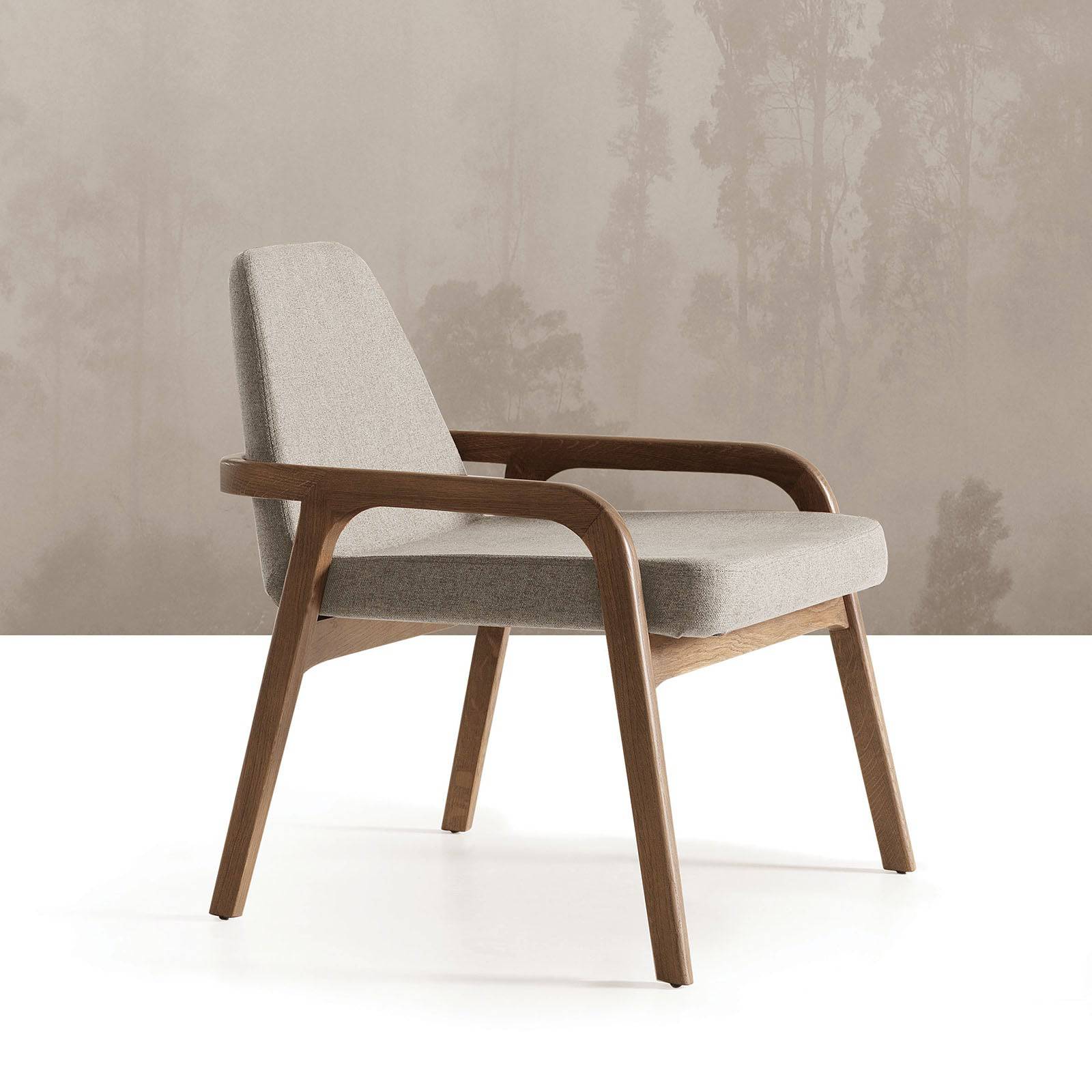 Natura Solid Ash Wood Lounge Chair Naturalounge-W-28903 Lowarm -  Lounge Chairs - ebarza Furniture UAE | Shop Modern Furniture in Abu Dhabi & Dubai - مفروشات ايبازرا في الامارات | تسوق اثاث عصري وديكورات مميزة في دبي وابوظبي