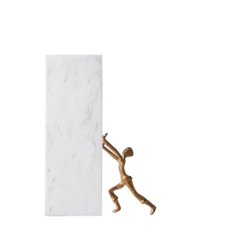 Natural Marble  Book Holder Fb-W1901 -  Home Decor Figurines - ebarza Furniture UAE | Shop Modern Furniture in Abu Dhabi & Dubai - مفروشات ايبازرا في الامارات | تسوق اثاث عصري وديكورات مميزة في دبي وابوظبي