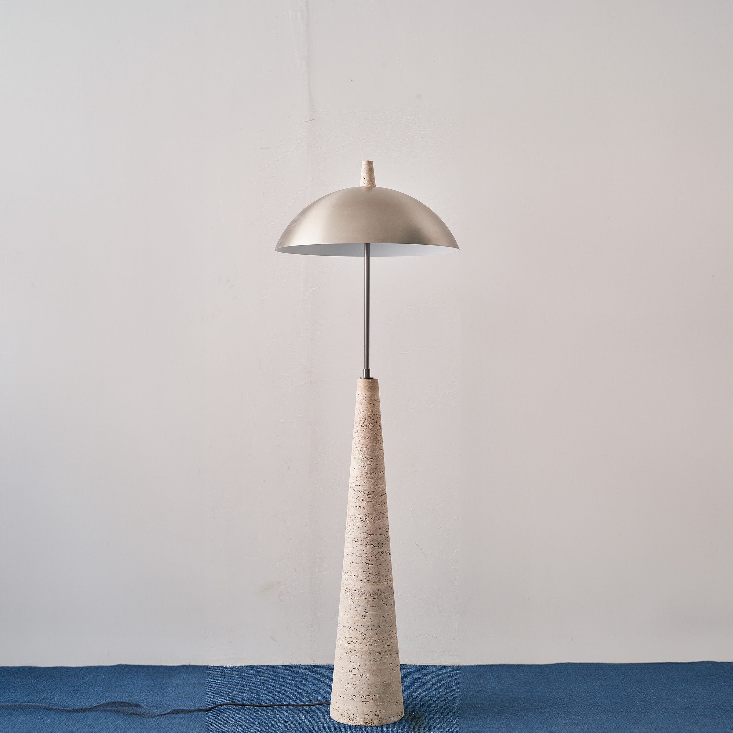 Natural  Travertine Floor Lamp JA-015F -  Floor Lamps - ebarza Furniture UAE | Shop Modern Furniture in Abu Dhabi & Dubai - مفروشات ايبازرا في الامارات | تسوق اثاث عصري وديكورات مميزة في دبي وابوظبي