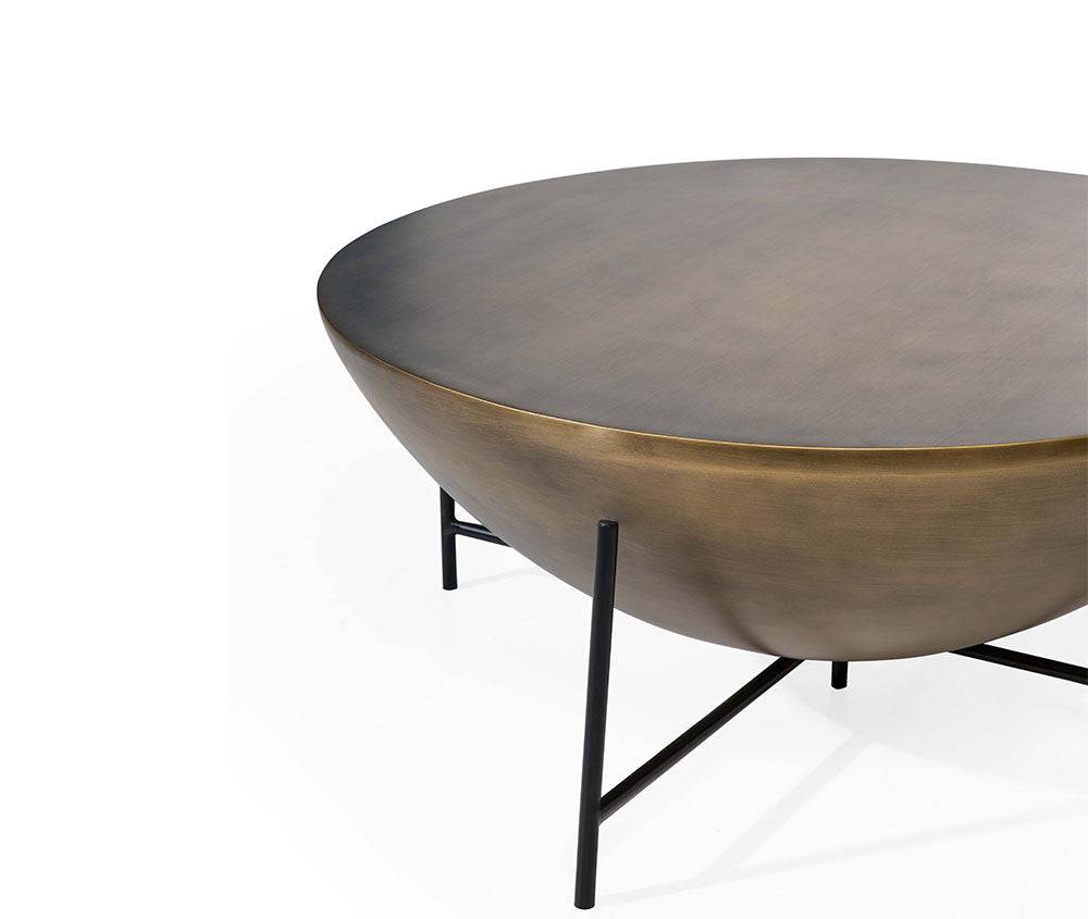 Nord Brass Coffee Table Hw-Nord19 -  Side Tables | طاولة القهوة نورد نحاسية - ebarza Furniture UAE | Shop Modern Furniture in Abu Dhabi & Dubai - مفروشات ايبازرا في الامارات | تسوق اثاث عصري وديكورات مميزة في دبي وابوظبي