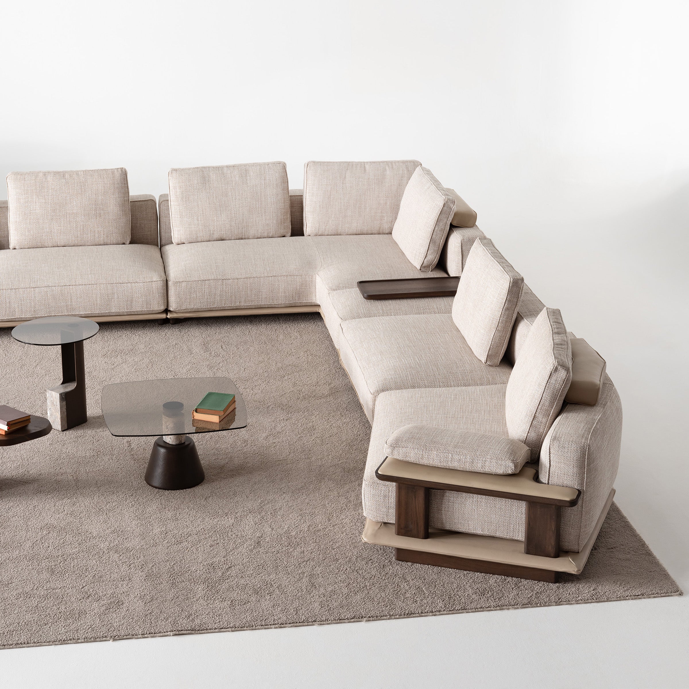 ODEON Corner 190cm MODULE for odeon sofa OD-B-004 -  Sofas - ebarza Furniture UAE | Shop Modern Furniture in Abu Dhabi & Dubai - مفروشات ايبازرا في الامارات | تسوق اثاث عصري وديكورات مميزة في دبي وابوظبي