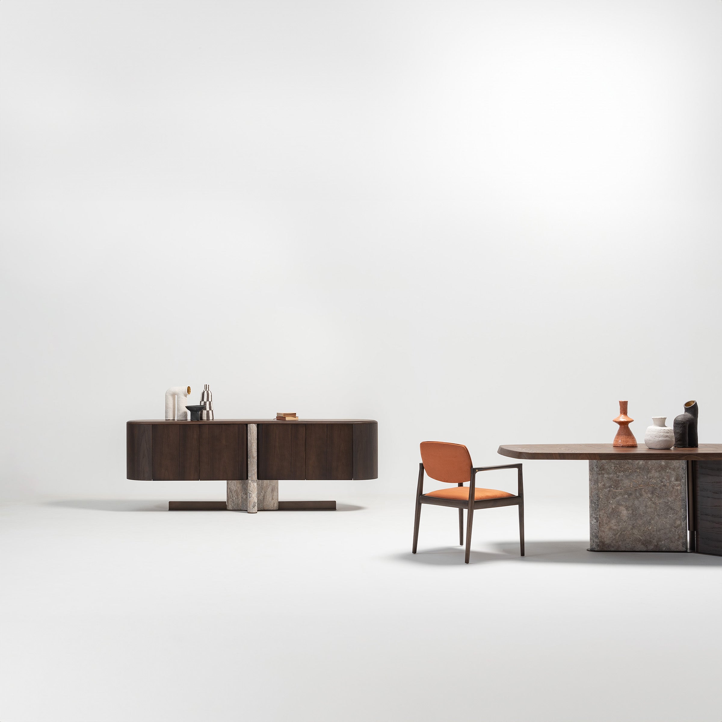 ODEON DINING TABLE 2.78 OD-DT-001 -  Dining Tables - ebarza Furniture UAE | Shop Modern Furniture in Abu Dhabi & Dubai - مفروشات ايبازرا في الامارات | تسوق اثاث عصري وديكورات مميزة في دبي وابوظبي