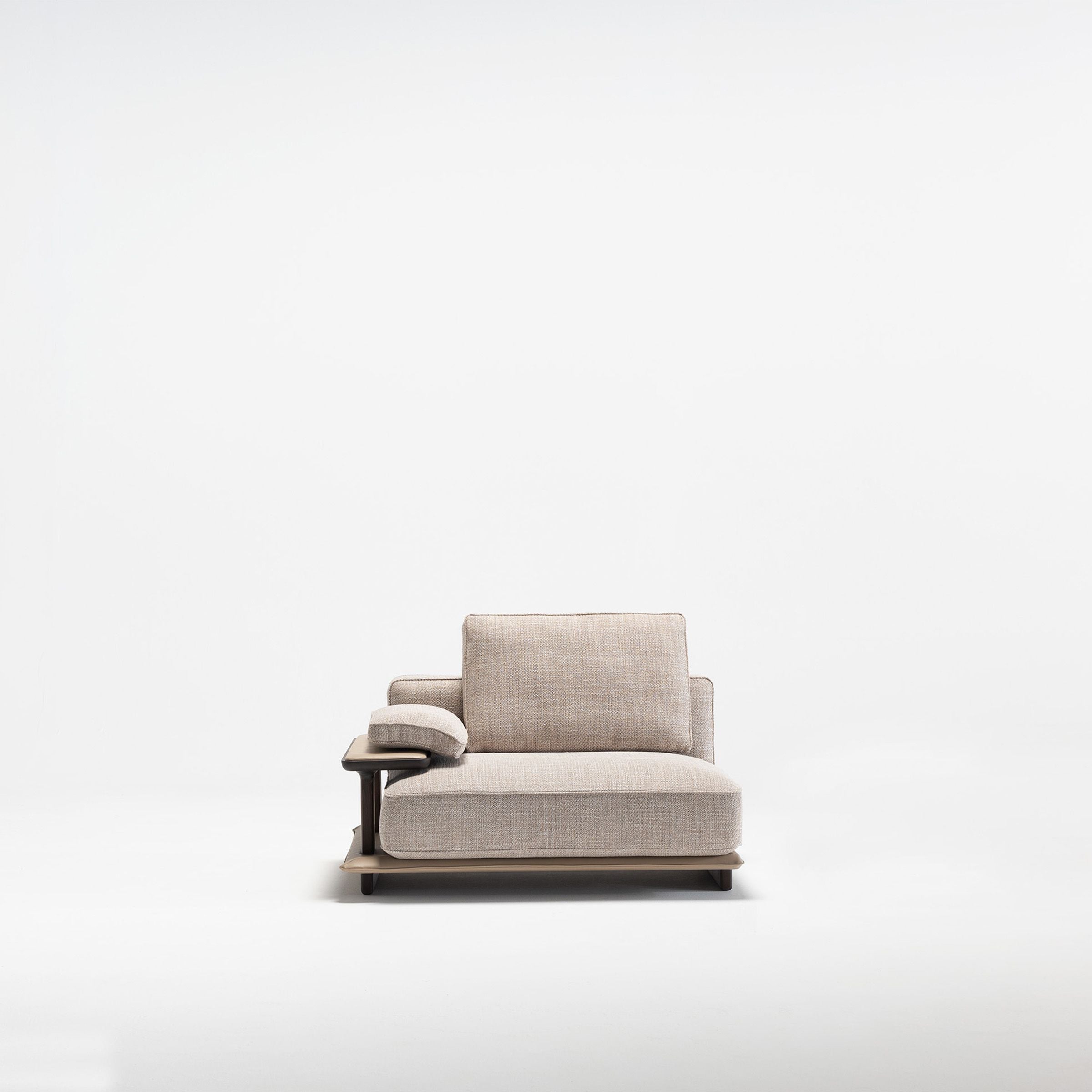 ODEON SINGLE MODULE WITH LEFT ARM 123cm for Odeon Sofa OD-L/M-ARM003 -  Sofas - ebarza Furniture UAE | Shop Modern Furniture in Abu Dhabi & Dubai - مفروشات ايبازرا في الامارات | تسوق اثاث عصري وديكورات مميزة في دبي وابوظبي