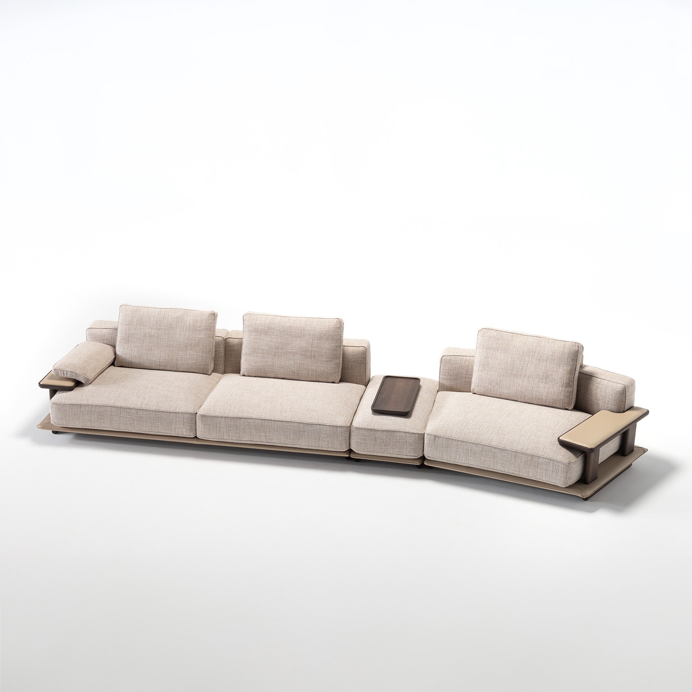 ODEON SINGLE MODULE WITH LEFT ARM 123cm for Odeon Sofa OD-L/M-ARM003 -  Sofas - ebarza Furniture UAE | Shop Modern Furniture in Abu Dhabi & Dubai - مفروشات ايبازرا في الامارات | تسوق اثاث عصري وديكورات مميزة في دبي وابوظبي