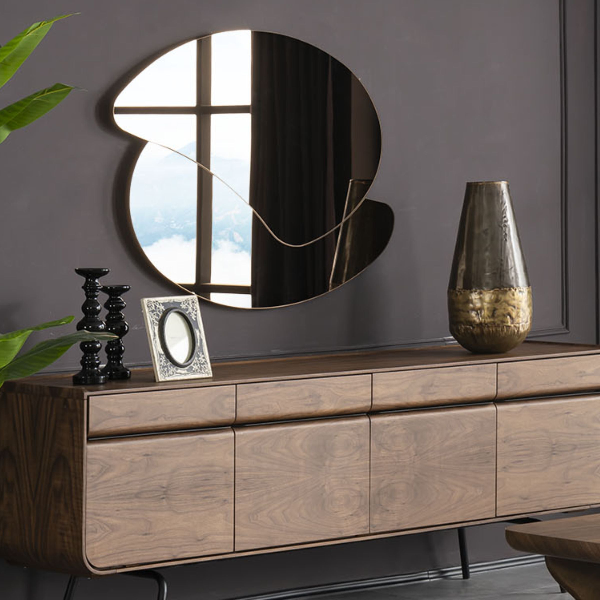 Olympos Mirror SBRN-OLSMRR -  Mirrors - ebarza Furniture UAE | Shop Modern Furniture in Abu Dhabi & Dubai - مفروشات ايبازرا في الامارات | تسوق اثاث عصري وديكورات مميزة في دبي وابوظبي