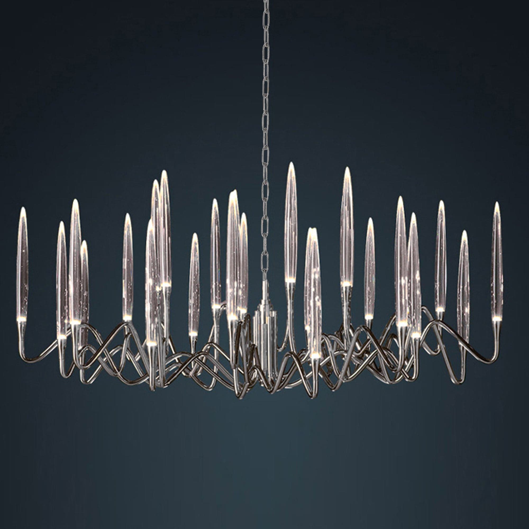 Opus Chandelier Cy-New-090-C -  Pendant Lamps | ثريا من أوبوس - ebarza Furniture UAE | Shop Modern Furniture in Abu Dhabi & Dubai - مفروشات ايبازرا في الامارات | تسوق اثاث عصري وديكورات مميزة في دبي وابوظبي