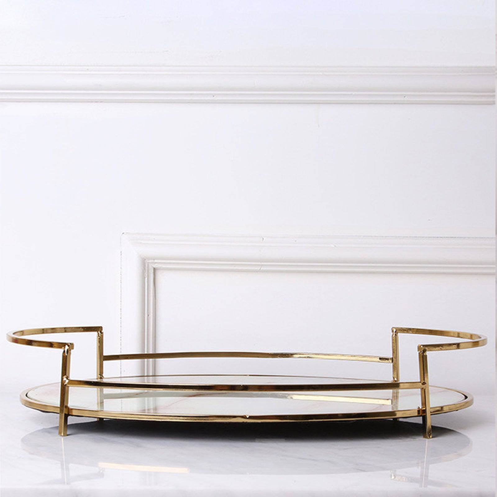 Oval Tray Fl-Tz1048 -  Trays - ebarza Furniture UAE | Shop Modern Furniture in Abu Dhabi & Dubai - مفروشات ايبازرا في الامارات | تسوق اثاث عصري وديكورات مميزة في دبي وابوظبي