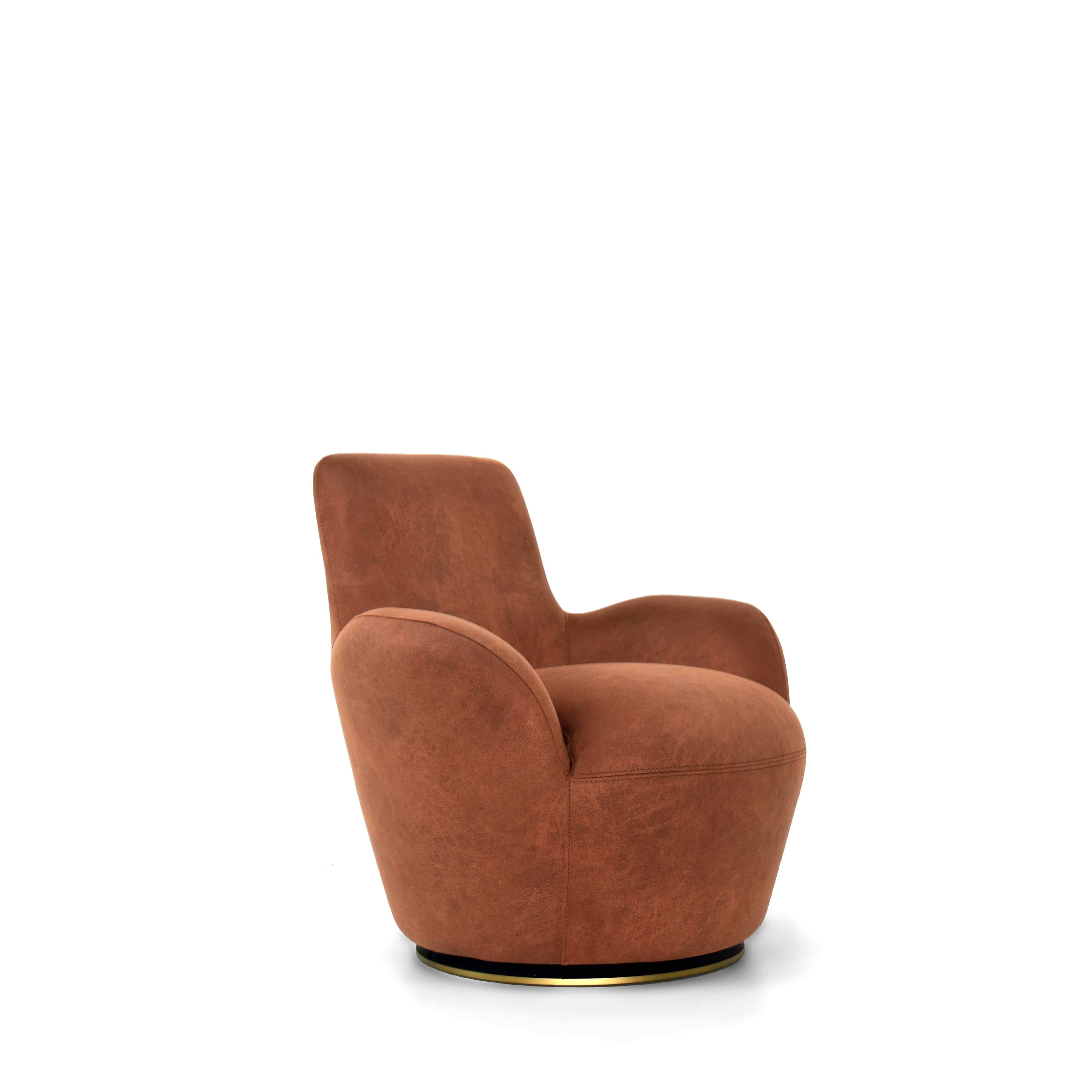 Pascal Lounge Chair Pscllc-048 -  Lounge Chairs | كرسي استرخاء باسكال - ebarza Furniture UAE | Shop Modern Furniture in Abu Dhabi & Dubai - مفروشات ايبازرا في الامارات | تسوق اثاث عصري وديكورات مميزة في دبي وابوظبي