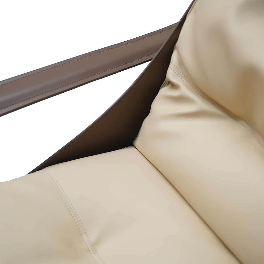 Pavia Lounge Chair LC042-Beige -  Lounge Chairs - ebarza Furniture UAE | Shop Modern Furniture in Abu Dhabi & Dubai - مفروشات ايبازرا في الامارات | تسوق اثاث عصري وديكورات مميزة في دبي وابوظبي