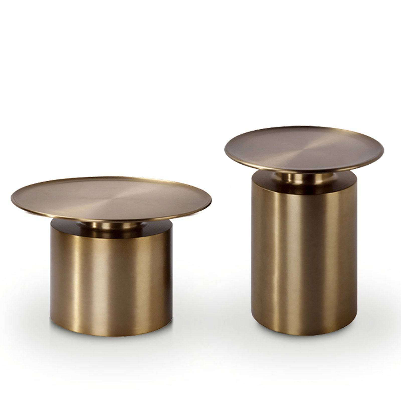 Pedro Side Table Ct8488-45-G -  Side Tables - ebarza Furniture UAE | Shop Modern Furniture in Abu Dhabi & Dubai - مفروشات ايبازرا في الامارات | تسوق اثاث عصري وديكورات مميزة في دبي وابوظبي