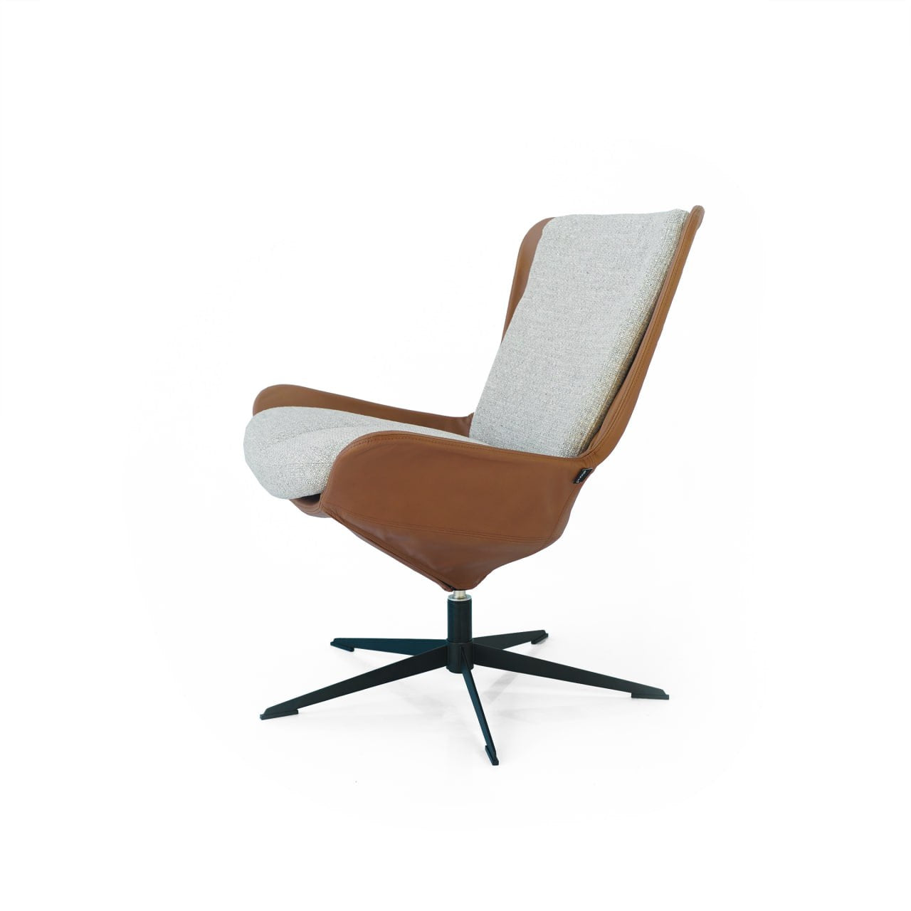 Lotus Swivel Relax Chair  LC-HJ1246 -  Lounge Chairs | كرسي صالة لوتس - ebarza Furniture UAE | Shop Modern Furniture in Abu Dhabi & Dubai - مفروشات ايبازرا في الامارات | تسوق اثاث عصري وديكورات مميزة في دبي وابوظبي