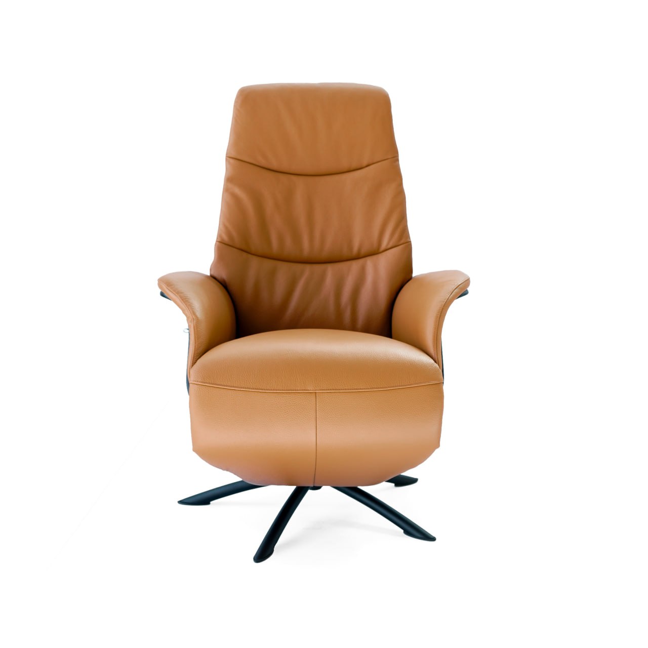 Swivel and Recliner Lounge Chair With Black Legs SL-HJ3462 -  Lounge Chairs | الاسترخاء كرسي استرخاء دوار وكهربائي - ebarza Furniture UAE | Shop Modern Furniture in Abu Dhabi & Dubai - مفروشات ايبازرا في الامارات | تسوق اثاث عصري وديكورات مميزة في دبي وابوظبي