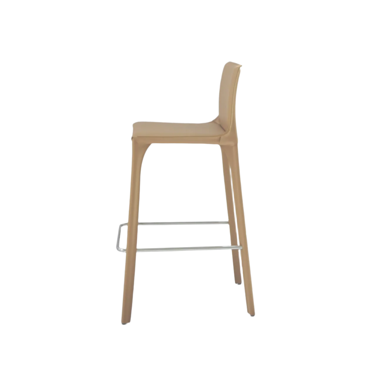 Mycroft Saddle Leather Bar Stool MLL-B43-khaki -  Bar Stools - ebarza Furniture UAE | Shop Modern Furniture in Abu Dhabi & Dubai - مفروشات ايبازرا في الامارات | تسوق اثاث عصري وديكورات مميزة في دبي وابوظبي
