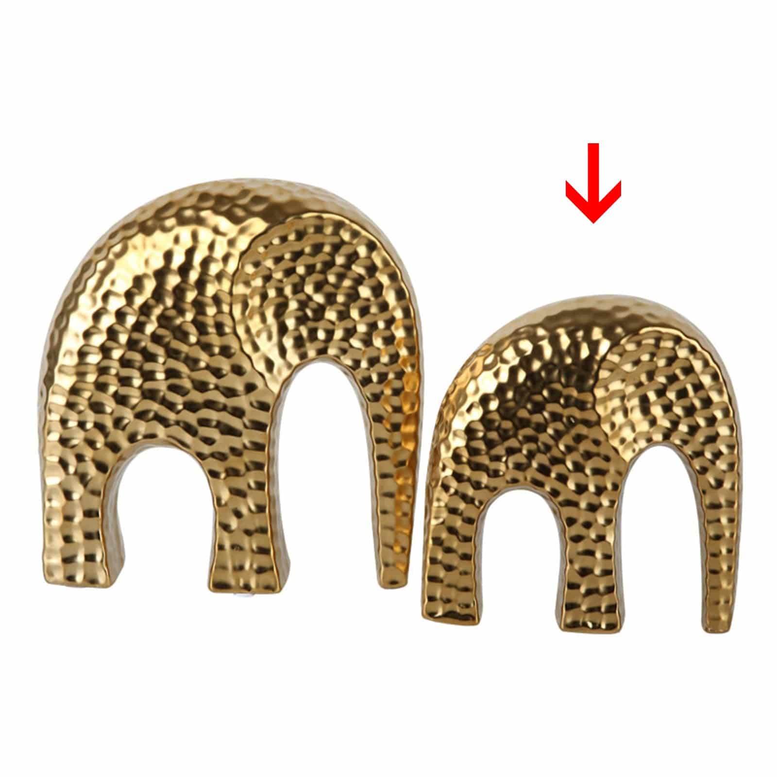 Polka Dot  Ceramic Elephant B Fa-D1928B -  Home Decor Figurines - ebarza Furniture UAE | Shop Modern Furniture in Abu Dhabi & Dubai - مفروشات ايبازرا في الامارات | تسوق اثاث عصري وديكورات مميزة في دبي وابوظبي