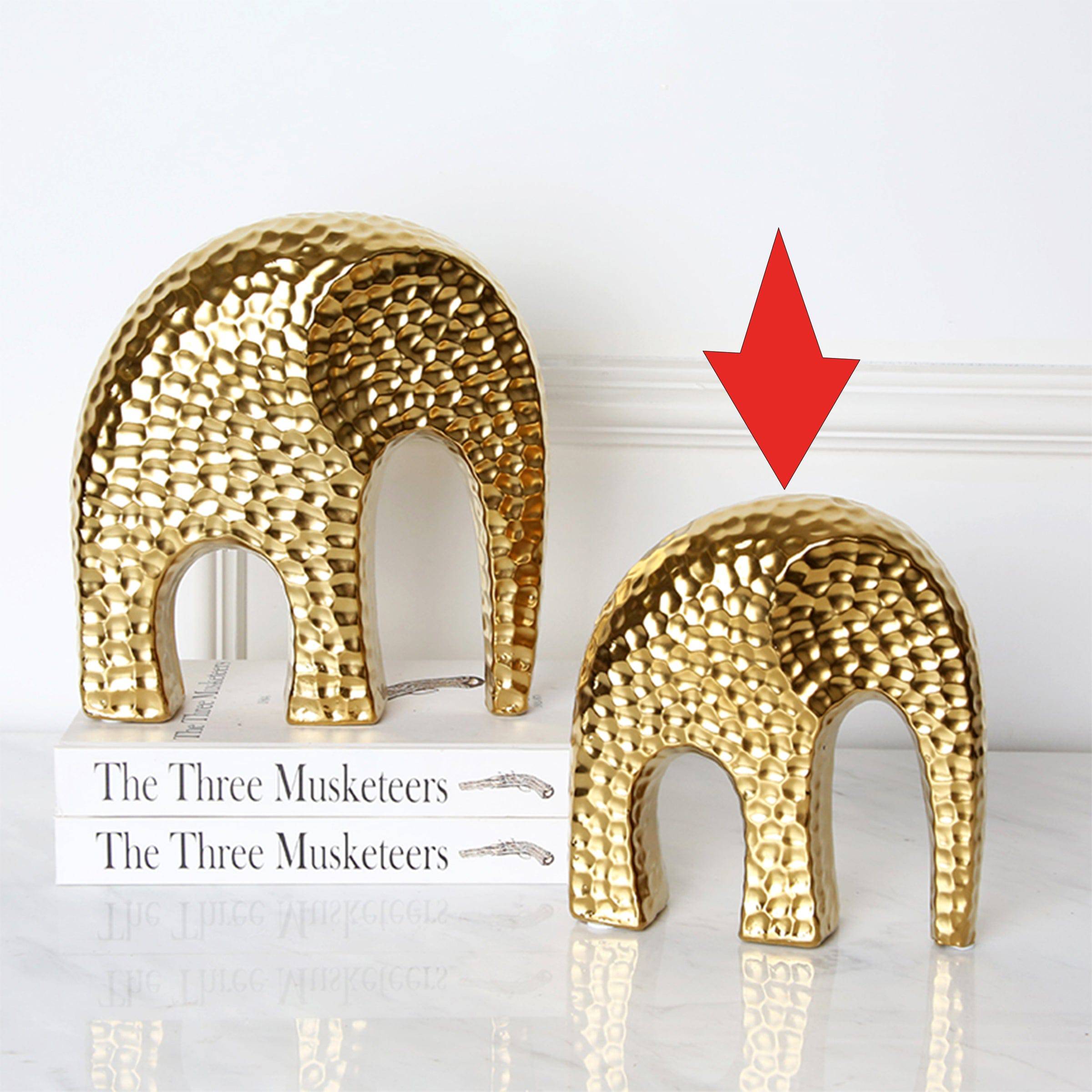 Polka Dot  Ceramic Elephant B Fa-D1928B -  Home Decor Figurines - ebarza Furniture UAE | Shop Modern Furniture in Abu Dhabi & Dubai - مفروشات ايبازرا في الامارات | تسوق اثاث عصري وديكورات مميزة في دبي وابوظبي