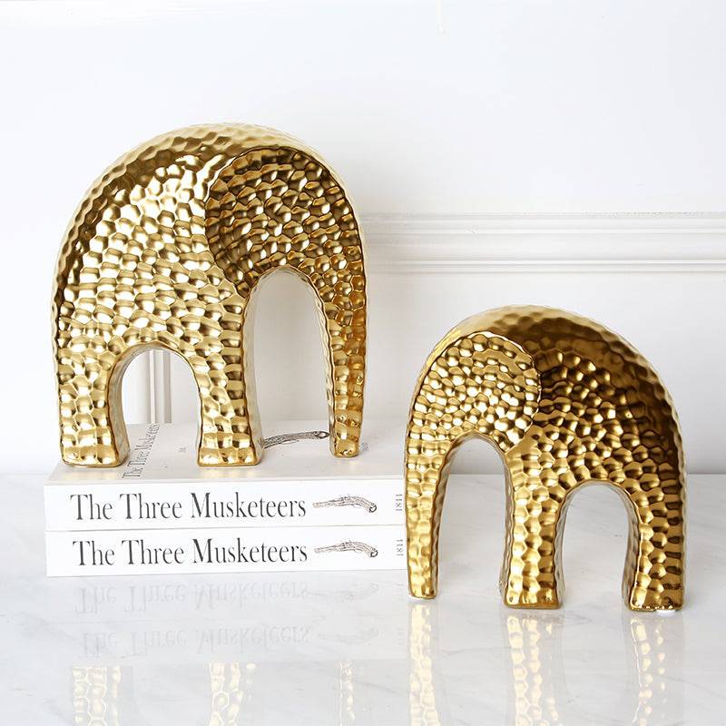 Polka Dot  Ceramic Elephant B Fa-D1928B -  Home Decor Figurines - ebarza Furniture UAE | Shop Modern Furniture in Abu Dhabi & Dubai - مفروشات ايبازرا في الامارات | تسوق اثاث عصري وديكورات مميزة في دبي وابوظبي