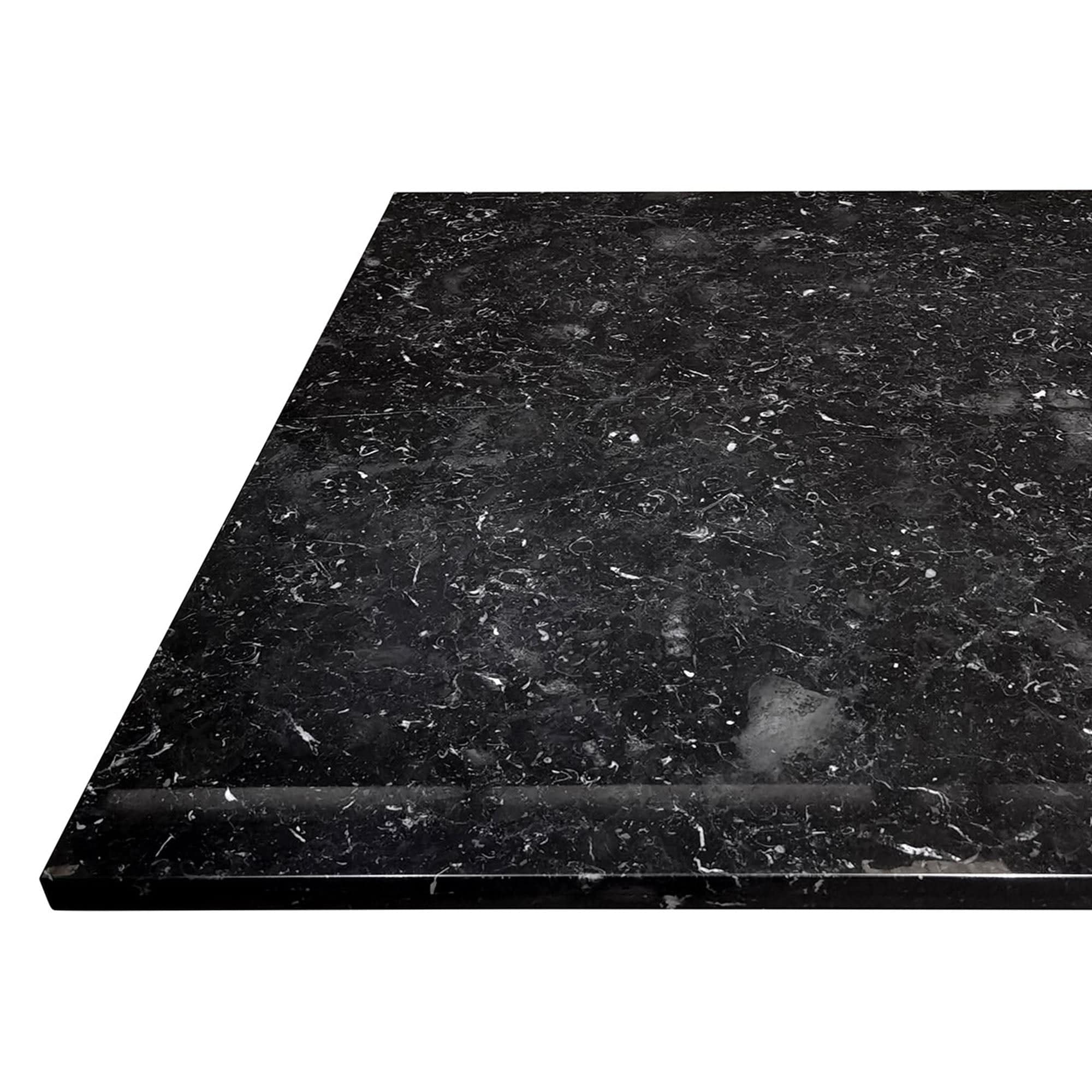 Porvoo Natural Marble Dining Table Dt01-C -  Dining Tables - ebarza Furniture UAE | Shop Modern Furniture in Abu Dhabi & Dubai - مفروشات ايبازرا في الامارات | تسوق اثاث عصري وديكورات مميزة في دبي وابوظبي