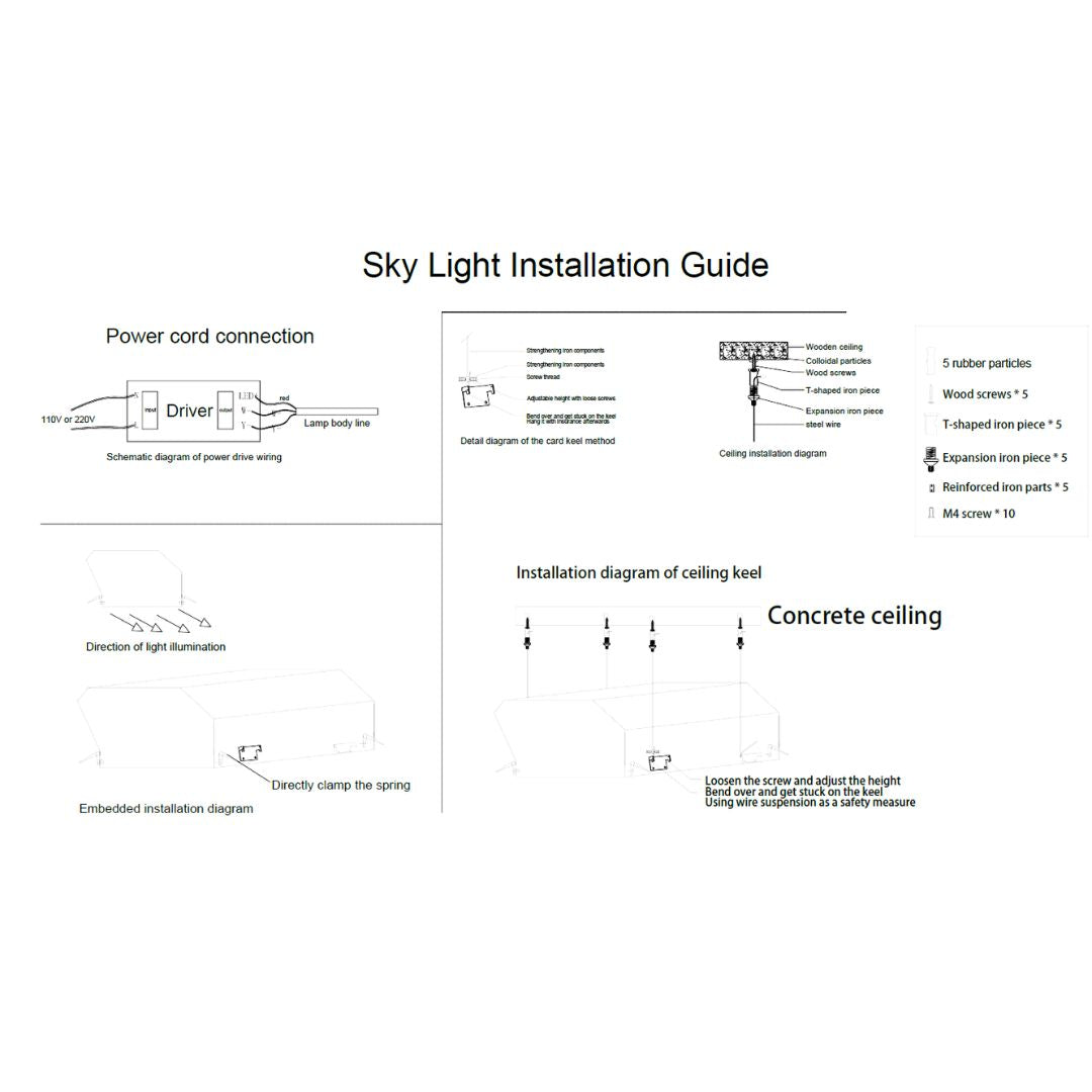 Pre-order 25 Days Delivery Artificial Skylights LED Panel Natural UAE Timing Sunlight Sync  - MUSKDG-SKY