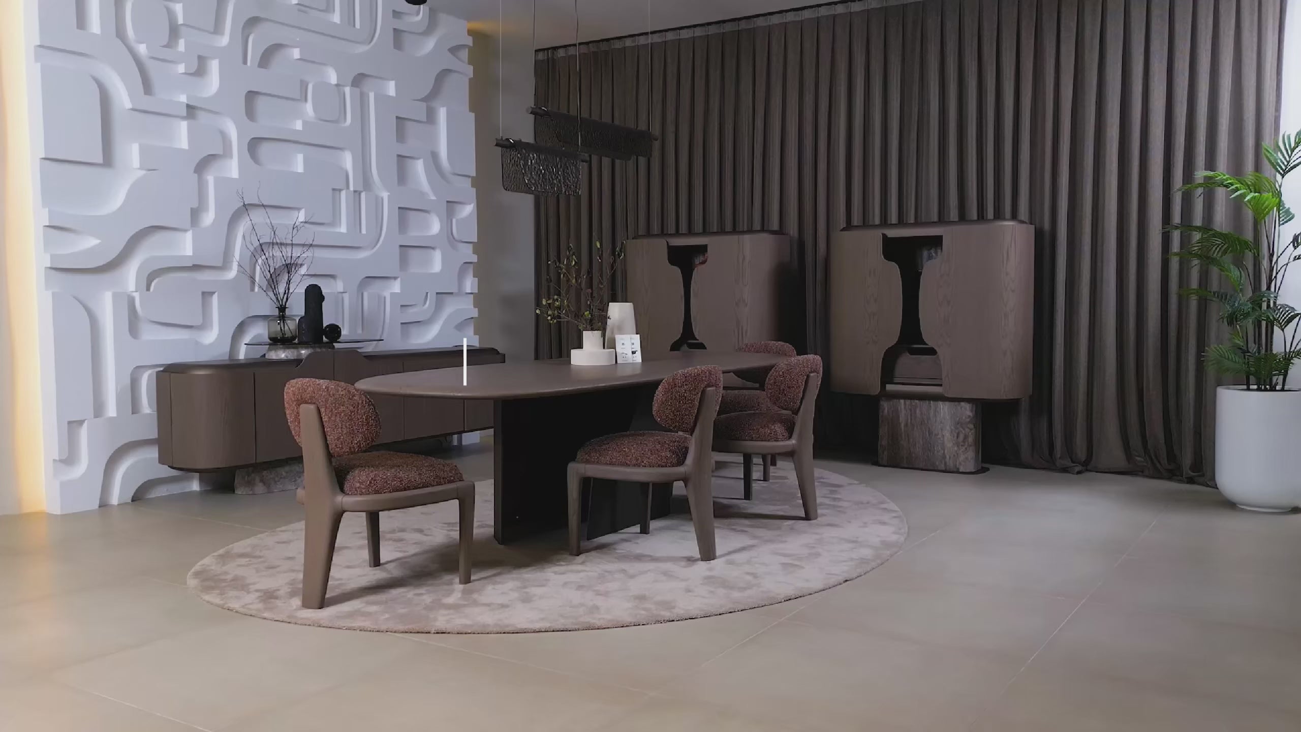 The Wogg dining room set features a sleek, modern design with clean lines and high-quality materials. #greymarble #wooden 

Its minimalist style makes It a versatile addition to any space, perfect
for dining, working, or as a stylish accent piece in your home.



طقم غرفة الطعام Wogg يتميز بتصميم عصري أنيق بخطوط انسيابية ومواد عالية الجودة.
#رخام_رمادي #خشب

بأسلوبه البسيط والعملي، يُعد إضافة مثالية لأي مساحة، سواء للاستخدام كغرفة طعام، مكان للعمل، أو كقطعة ديكور أنيقة في منزلك.