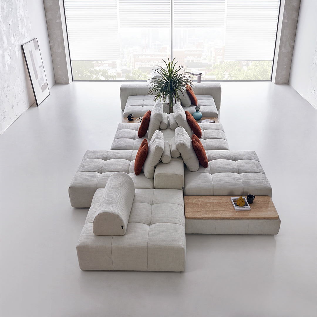 Puzzle Modular Stone Small Side Table - SF080ST-F -  Sofas - ebarza Furniture UAE | Shop Modern Furniture in Abu Dhabi & Dubai - مفروشات ايبازرا في الامارات | تسوق اثاث عصري وديكورات مميزة في دبي وابوظبي