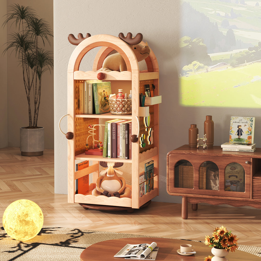 Pre-order 25 Days Delivery Reindeer Kid's book case E2304G -  Kids Shelves - ebarza Furniture UAE | Shop Modern Furniture in Abu Dhabi & Dubai - مفروشات ايبازرا في الامارات | تسوق اثاث عصري وديكورات مميزة في دبي وابوظبي