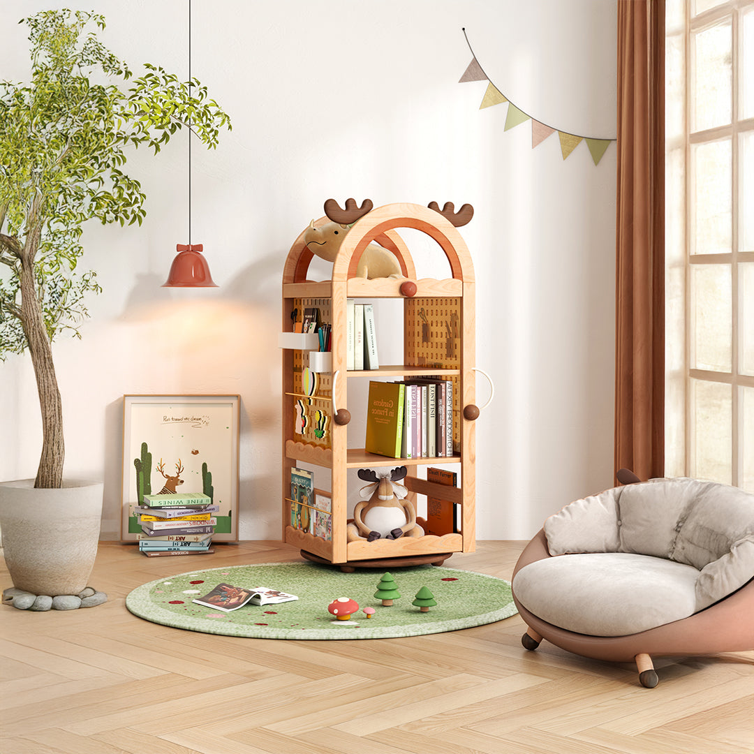 Pre-order 25 Days Delivery Reindeer Kid's book case E2304G -  Kids Shelves - ebarza Furniture UAE | Shop Modern Furniture in Abu Dhabi & Dubai - مفروشات ايبازرا في الامارات | تسوق اثاث عصري وديكورات مميزة في دبي وابوظبي