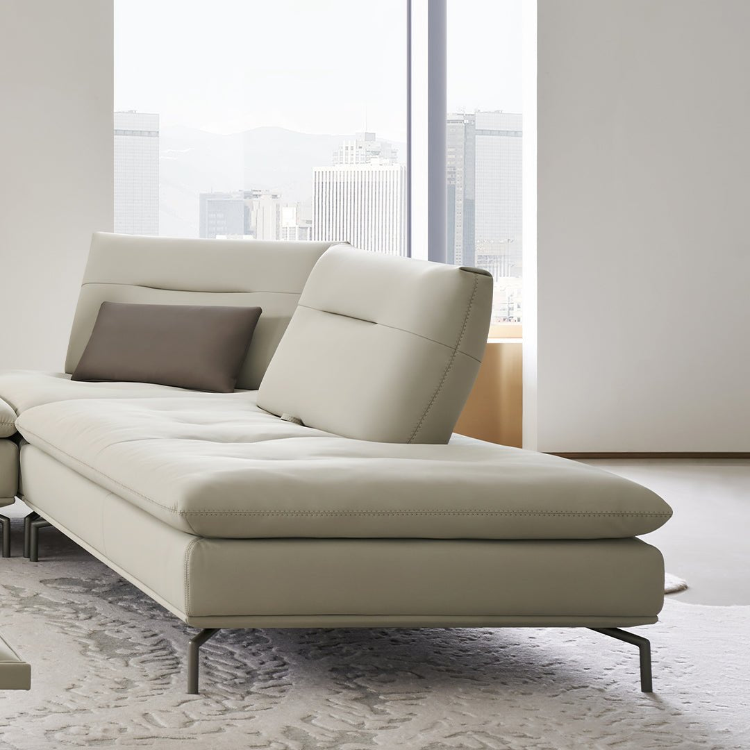 Nexus Modular Sofa with left Relaxed 2-Seater without Arm - AMF-S180 -  Sofas - ebarza Furniture UAE | Shop Modern Furniture in Abu Dhabi & Dubai - مفروشات ايبازرا في الامارات | تسوق اثاث عصري وديكورات مميزة في دبي وابوظبي