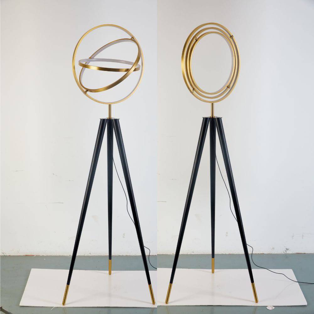 Rings Floor Lamp Cy-Ltd-1003 -  Floor Lamps | مصباح أرضي حلقات - ebarza Furniture UAE | Shop Modern Furniture in Abu Dhabi & Dubai - مفروشات ايبازرا في الامارات | تسوق اثاث عصري وديكورات مميزة في دبي وابوظبي