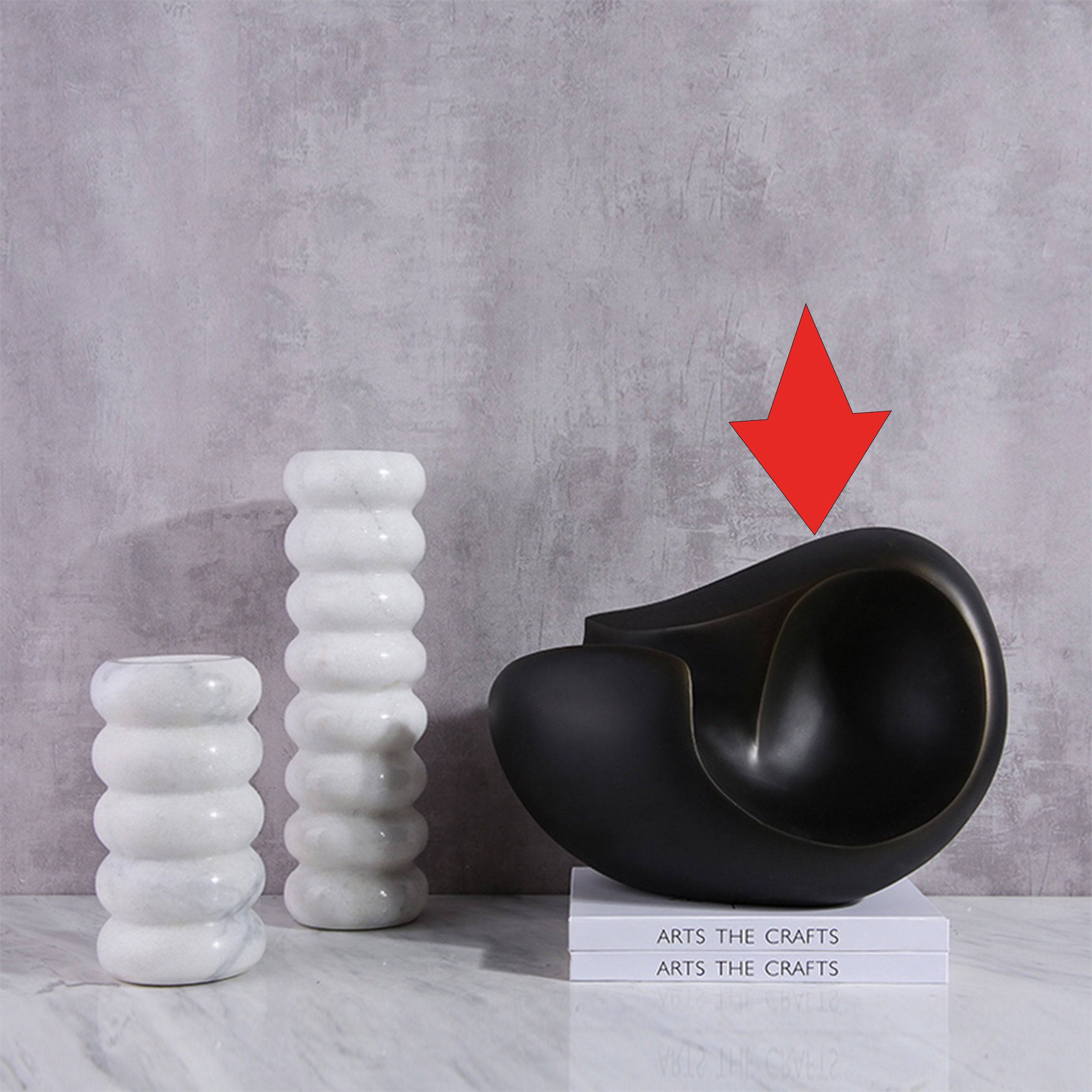 Round Black Decor Fc-Sz2106A -  Home Decor Figurines | ديكور أسود مستدير - ebarza Furniture UAE | Shop Modern Furniture in Abu Dhabi & Dubai - مفروشات ايبازرا في الامارات | تسوق اثاث عصري وديكورات مميزة في دبي وابوظبي