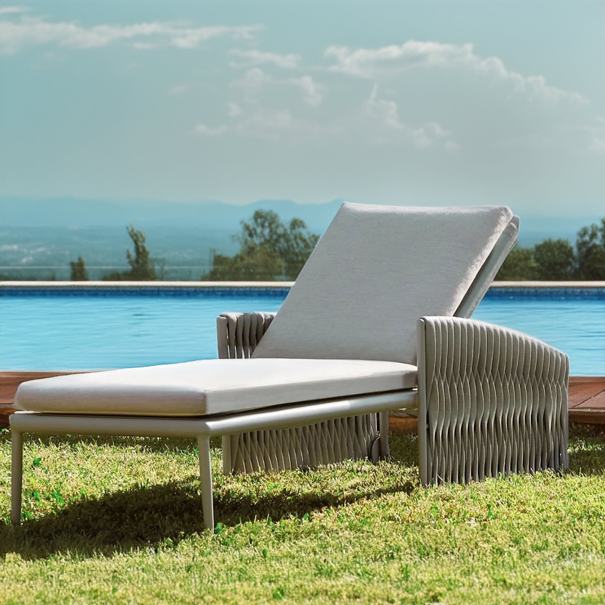 Maroc Outdoor Sunbed Mrcsb-Sanc504 -  Sunloungers - ebarza Furniture UAE | Shop Modern Furniture in Abu Dhabi & Dubai - مفروشات ايبازرا في الامارات | تسوق اثاث عصري وديكورات مميزة في دبي وابوظبي