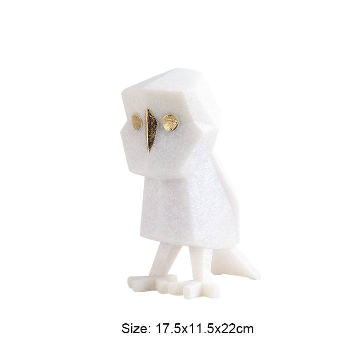 Sandstone Owl Fc-Sz2116 -  Home Decor Figurines | تمثال بومة الحجر الرملي - ebarza Furniture UAE | Shop Modern Furniture in Abu Dhabi & Dubai - مفروشات ايبازرا في الامارات | تسوق اثاث عصري وديكورات مميزة في دبي وابوظبي