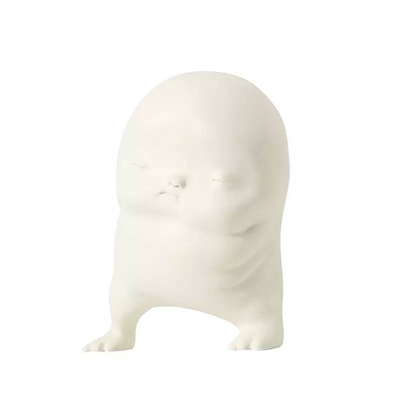 Seated Elf White- A Fc-Sz22009A -  Home Decor Figurines | يجلس العفريت الأبيض - أ - ebarza Furniture UAE | Shop Modern Furniture in Abu Dhabi & Dubai - مفروشات ايبازرا في الامارات | تسوق اثاث عصري وديكورات مميزة في دبي وابوظبي