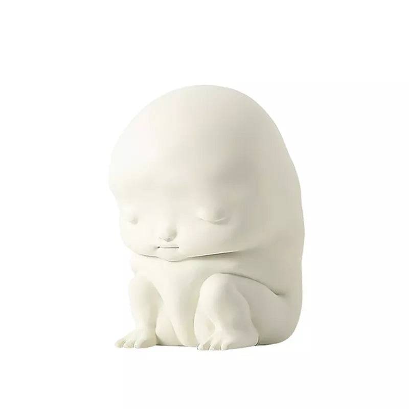 Seated Elf White- A Fc-Sz22009A -  Home Decor Figurines | يجلس العفريت الأبيض - أ - ebarza Furniture UAE | Shop Modern Furniture in Abu Dhabi & Dubai - مفروشات ايبازرا في الامارات | تسوق اثاث عصري وديكورات مميزة في دبي وابوظبي