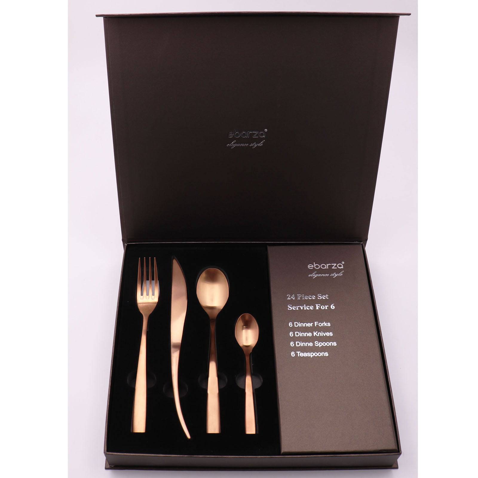 Set Of 24 Pieces Tarn Cutlery Set 6362C -  Cutlery Sets | طقم أدوات مائدة تارن 24 قطعة - ebarza Furniture UAE | Shop Modern Furniture in Abu Dhabi & Dubai - مفروشات ايبازرا في الامارات | تسوق اثاث عصري وديكورات مميزة في دبي وابوظبي