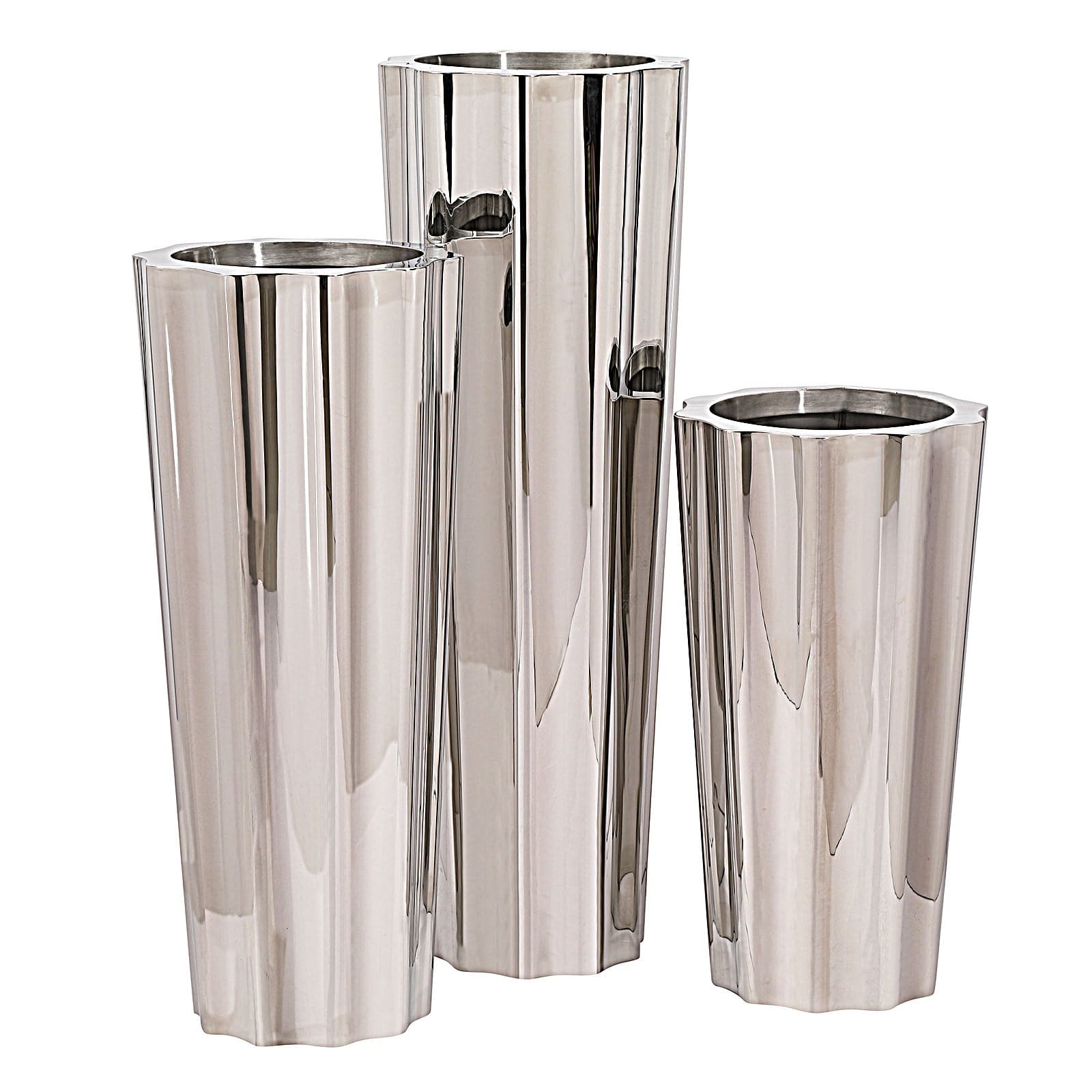 Set Of 3 Large Handmade Stainless Steel Planter Box Jks063-64-65 Tg-P03 -  Planter Boxes - ebarza Furniture UAE | Shop Modern Furniture in Abu Dhabi & Dubai - مفروشات ايبازرا في الامارات | تسوق اثاث عصري وديكورات مميزة في دبي وابوظبي