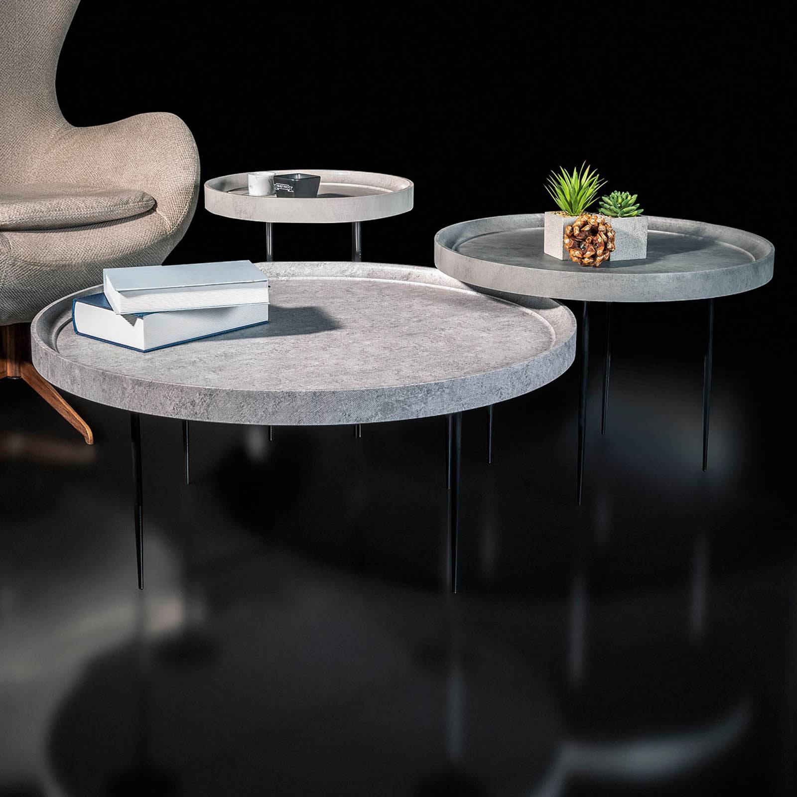 Set Of 3 Leon Center Tables -  Coffee Tables - ebarza Furniture UAE | Shop Modern Furniture in Abu Dhabi & Dubai - مفروشات ايبازرا في الامارات | تسوق اثاث عصري وديكورات مميزة في دبي وابوظبي