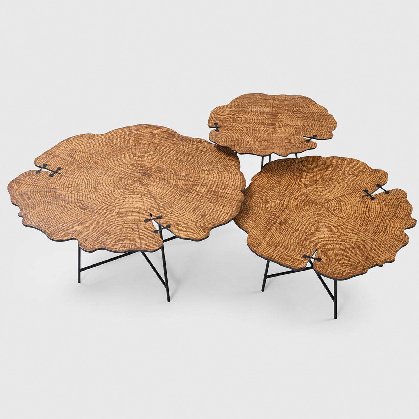 Set Of 3 Olea Tables Olea-001 -  Side Tables - ebarza Furniture UAE | Shop Modern Furniture in Abu Dhabi & Dubai - مفروشات ايبازرا في الامارات | تسوق اثاث عصري وديكورات مميزة في دبي وابوظبي